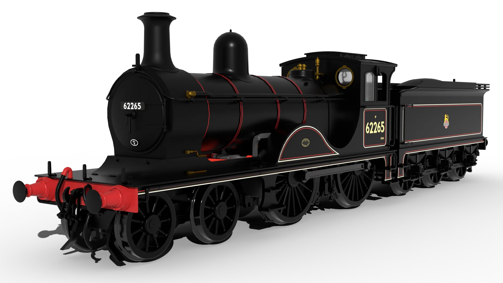 LNER D40 Class 4-4-0 No.62265 - BR Lined Black Early Crest Steam Locomotive