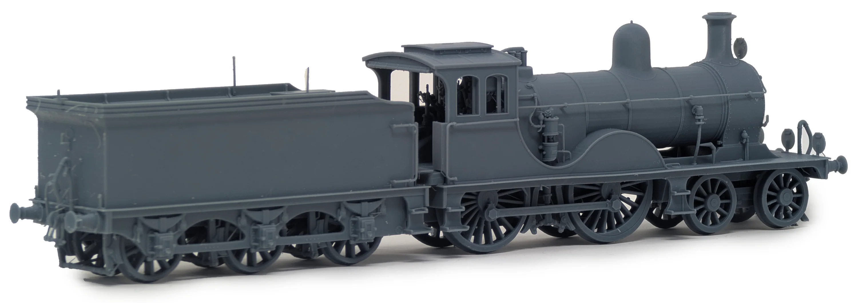 SECR G Class 4-4-0 No.678 - SECR Grey Steam Locomotive - Image 6