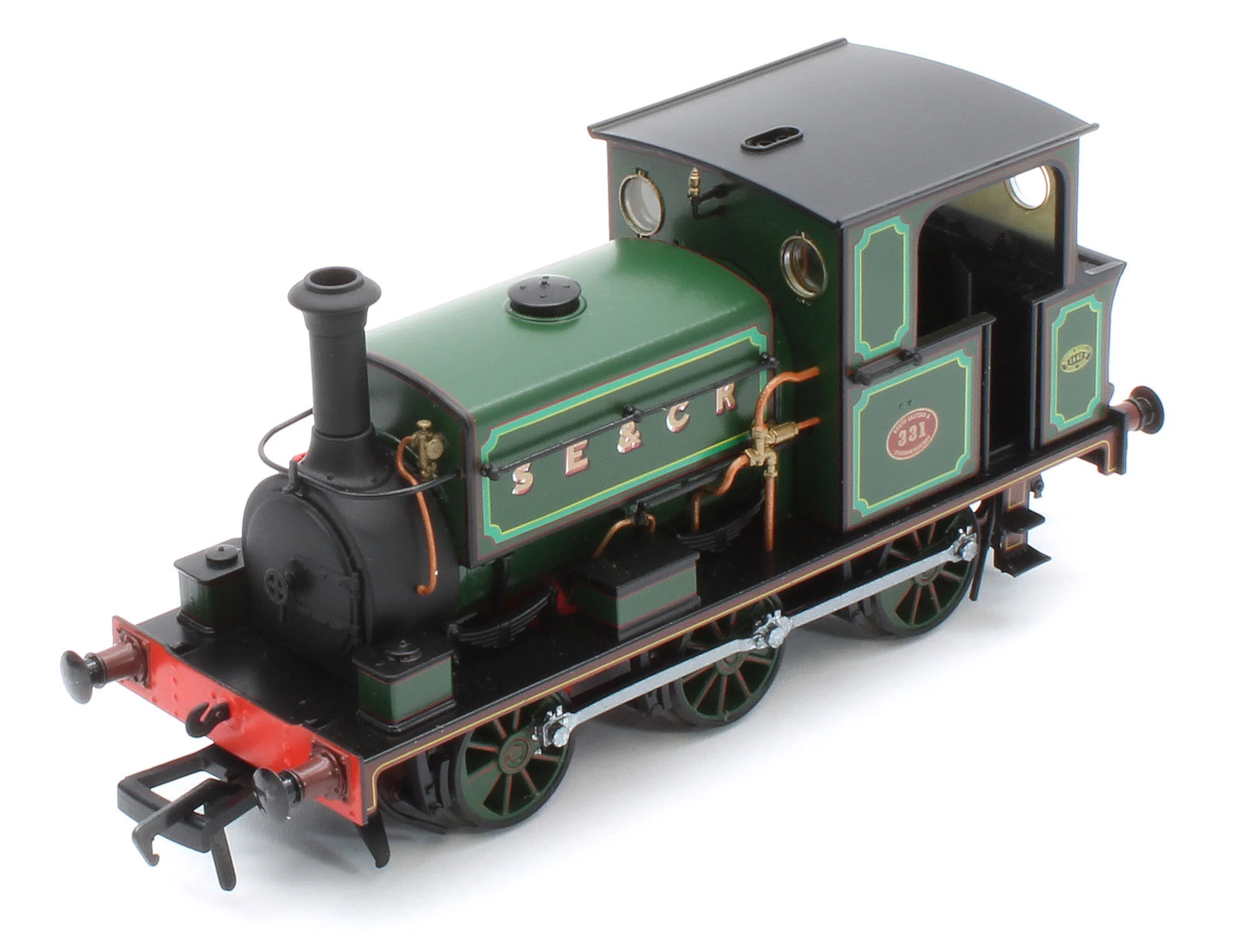 960009 Manning Wardle L Class 'What If' SECR No.331 Fully Lined Wainwright Green 0-6-0ST Steam Tank Locomotive - Image 11