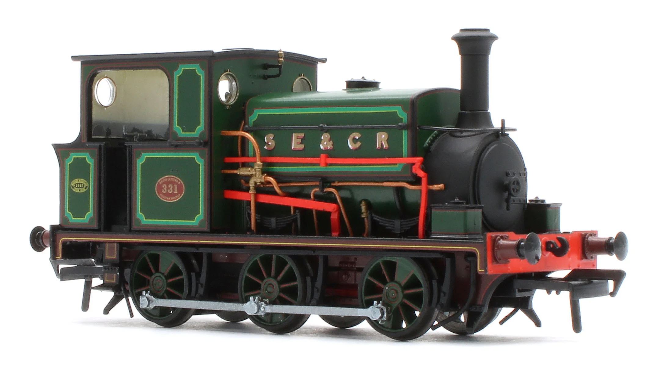 960009 Manning Wardle L Class 'What If' SECR No.331 Fully Lined Wainwright Green 0-6-0ST Steam Tank Locomotive - Image 6