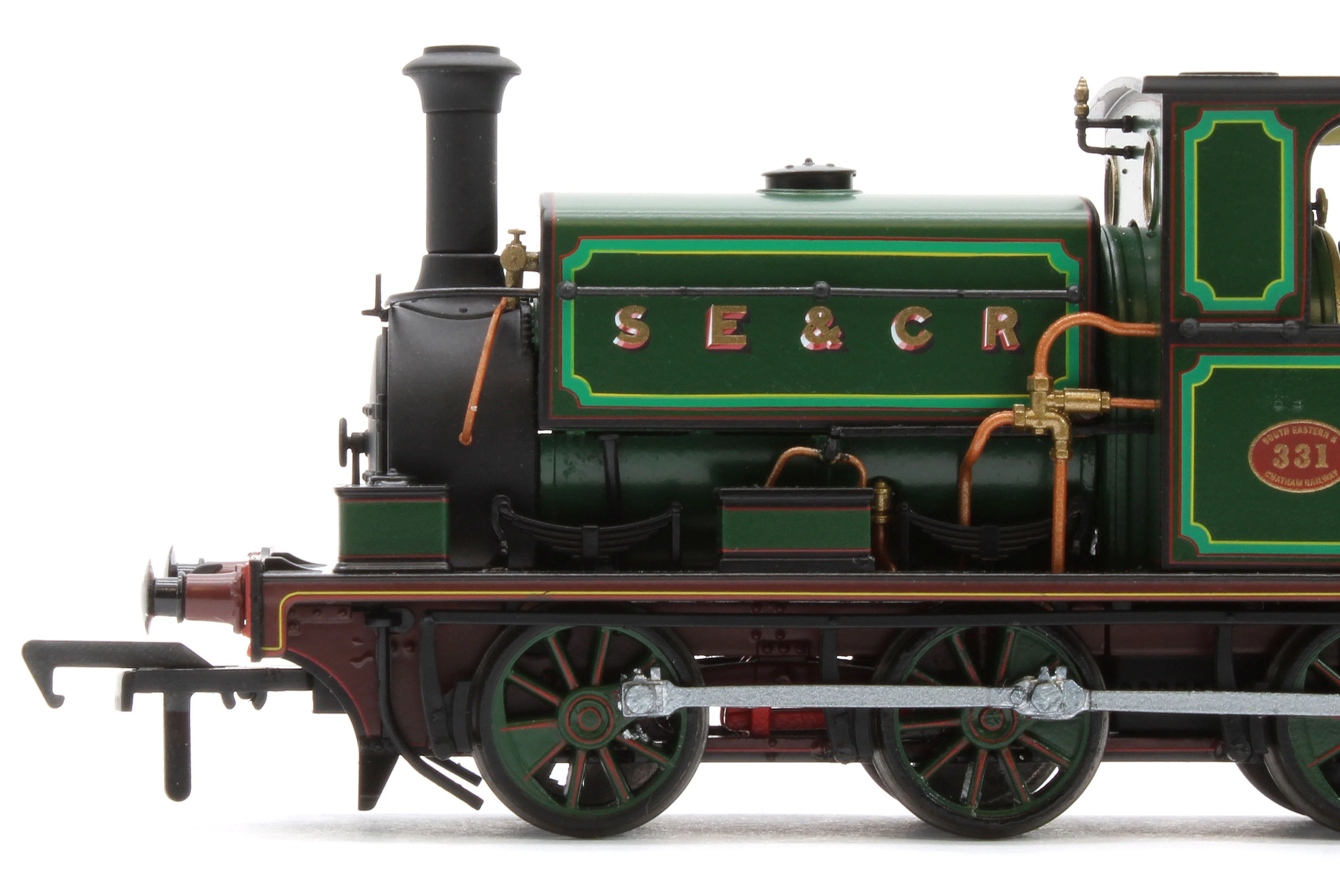 960009 Manning Wardle L Class 'What If' SECR No.331 Fully Lined Wainwright Green 0-6-0ST Steam Tank Locomotive - Image 9