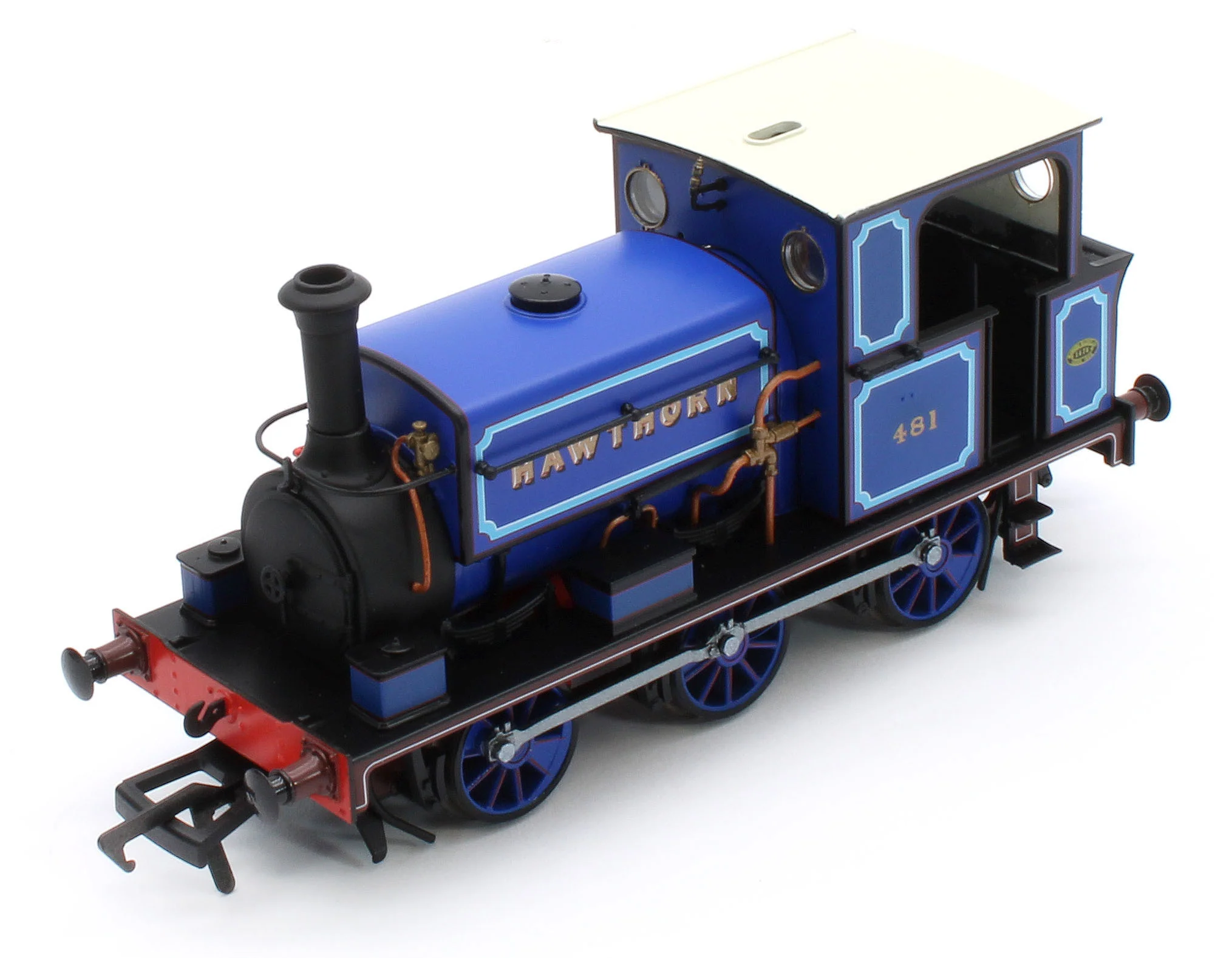 960010 Manning Wardle L Class 'What If' ‘Hawthorn’ No. 481 Bluebell Railway Blue 0-6-0ST Steam Tank Locomotive - Image 10