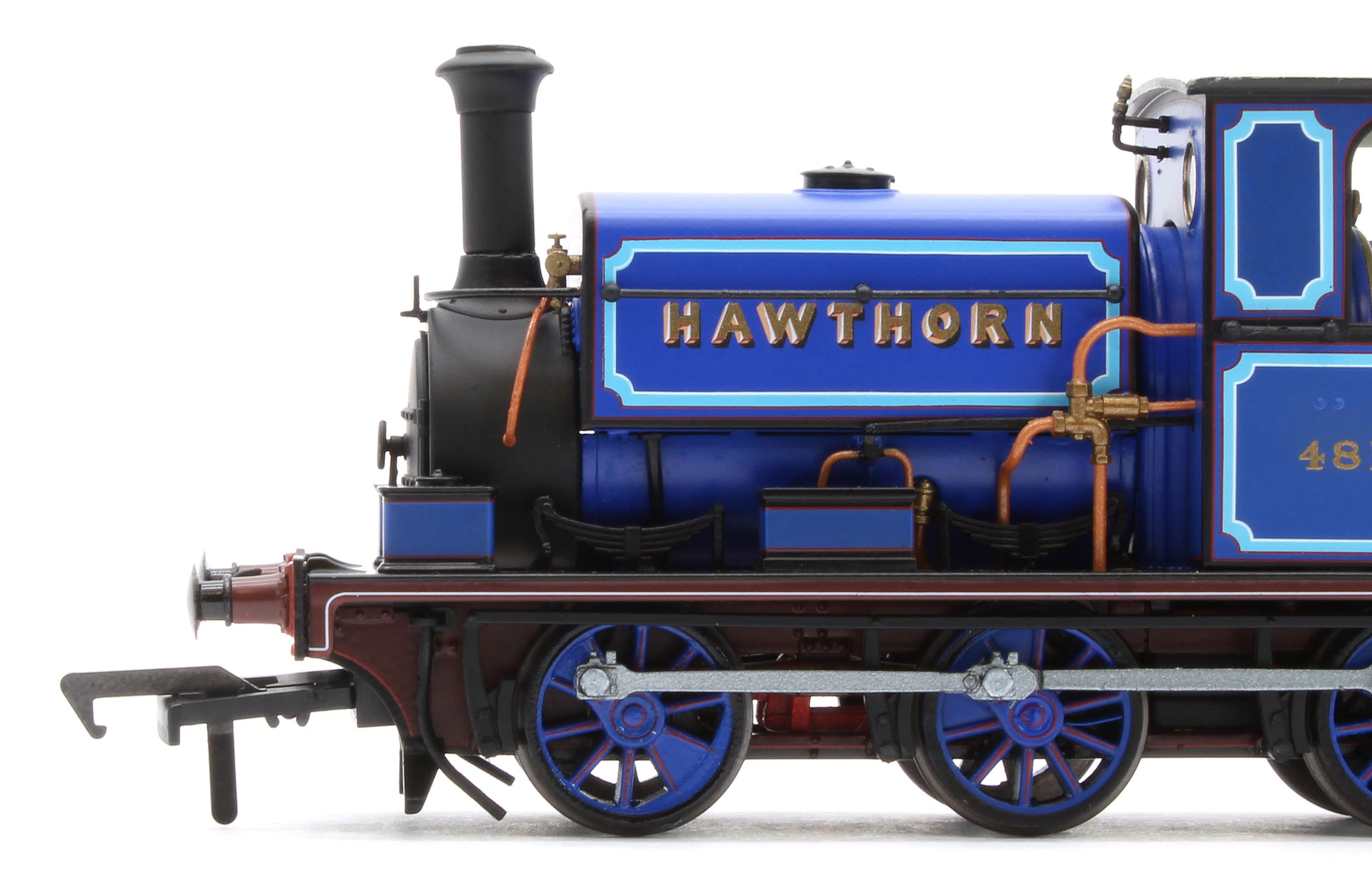 960010 Manning Wardle L Class 'What If' ‘Hawthorn’ No. 481 Bluebell Railway Blue 0-6-0ST Steam Tank Locomotive - Image 8