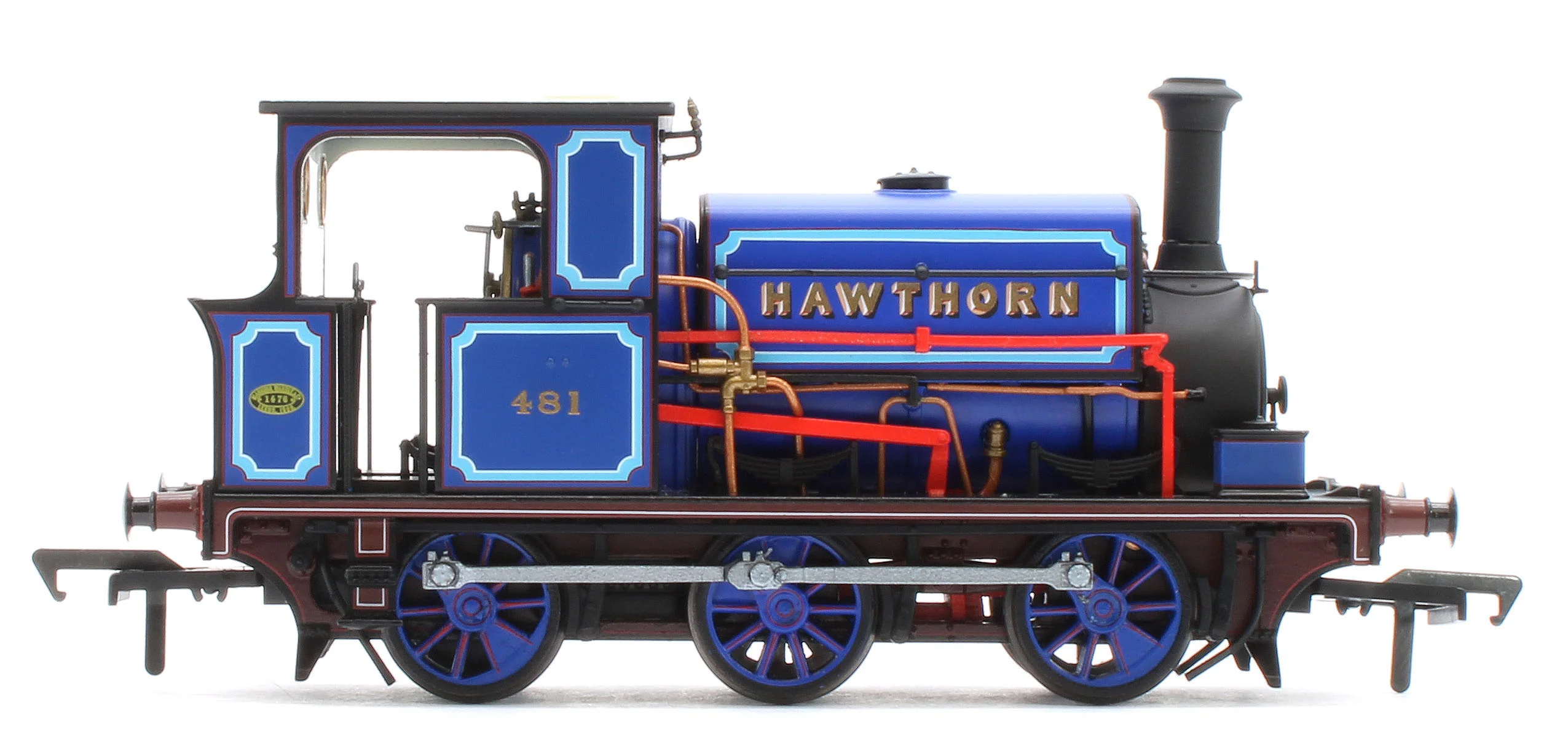 960510 Manning Wardle L Class 'What If' ‘Hawthorn’ No. 481 Bluebell Railway Blue 0-6-0ST Steam Tank Locomotive - DCC Sound - Image 5