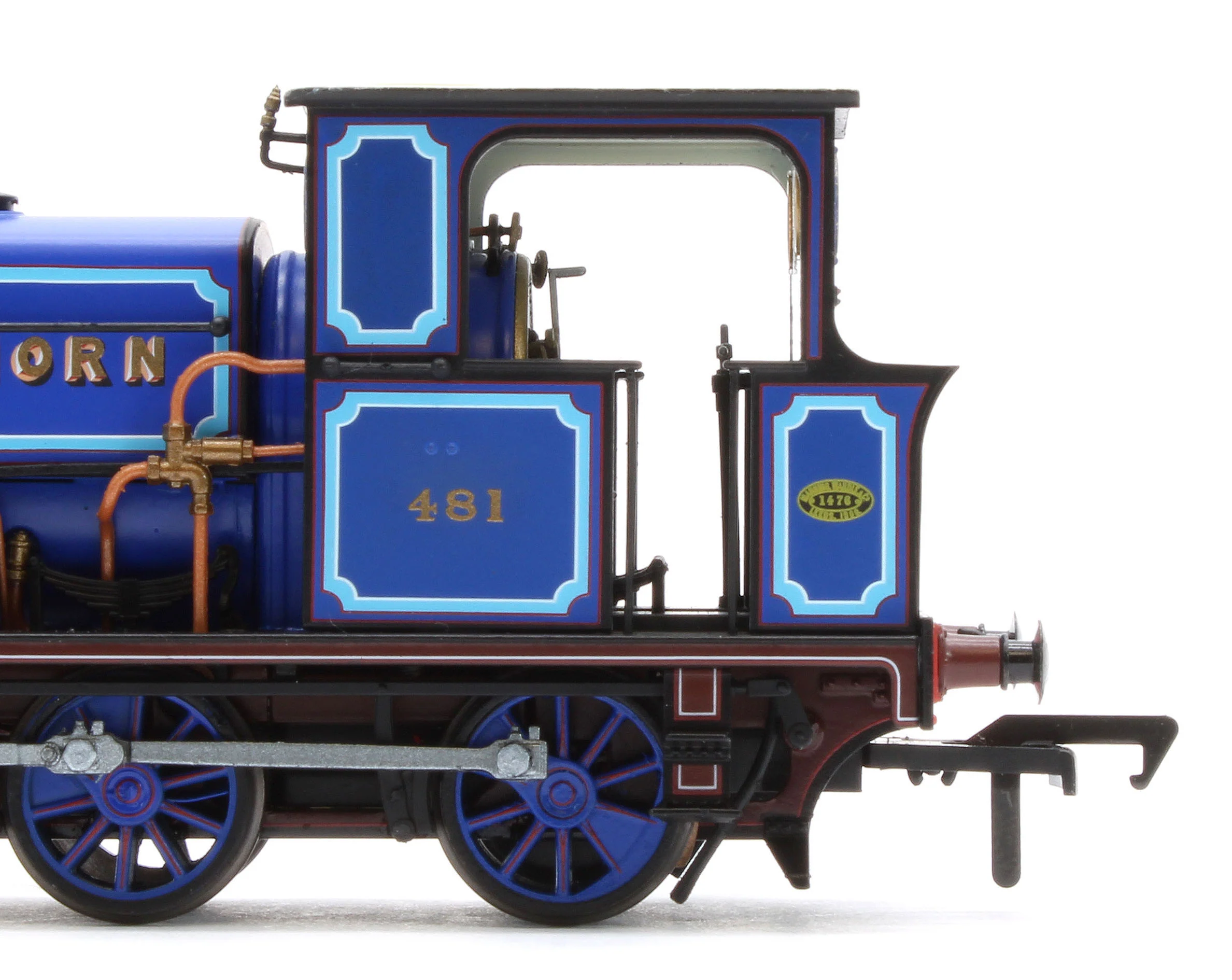 960510 Manning Wardle L Class 'What If' ‘Hawthorn’ No. 481 Bluebell Railway Blue 0-6-0ST Steam Tank Locomotive - DCC Sound - Image 9