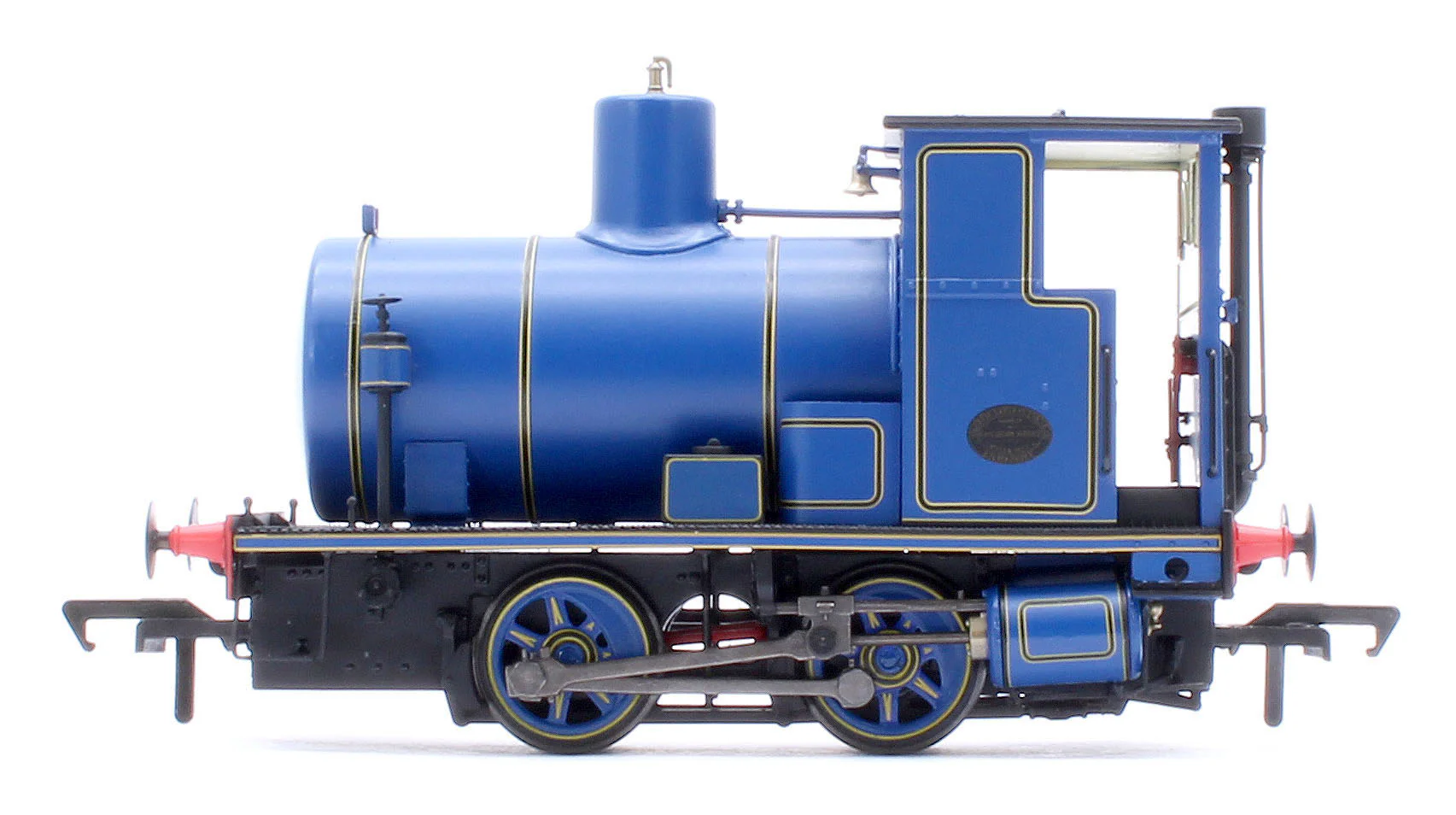 965002 Andrew Barclay Fireless 0-4-0 - Lined Caledonian Blue Steam Locomotive - Image 2