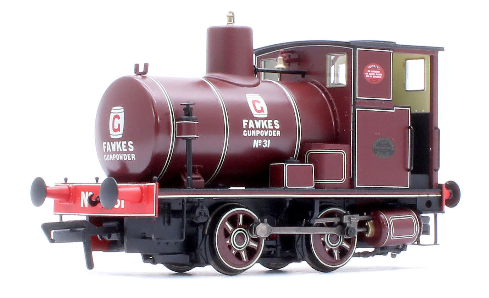 Pre-Owned 965011 Andrew Barclay Fireless 0-4-0 G. Fawkes Gunpowder Works No.31 Steam Locomotive
