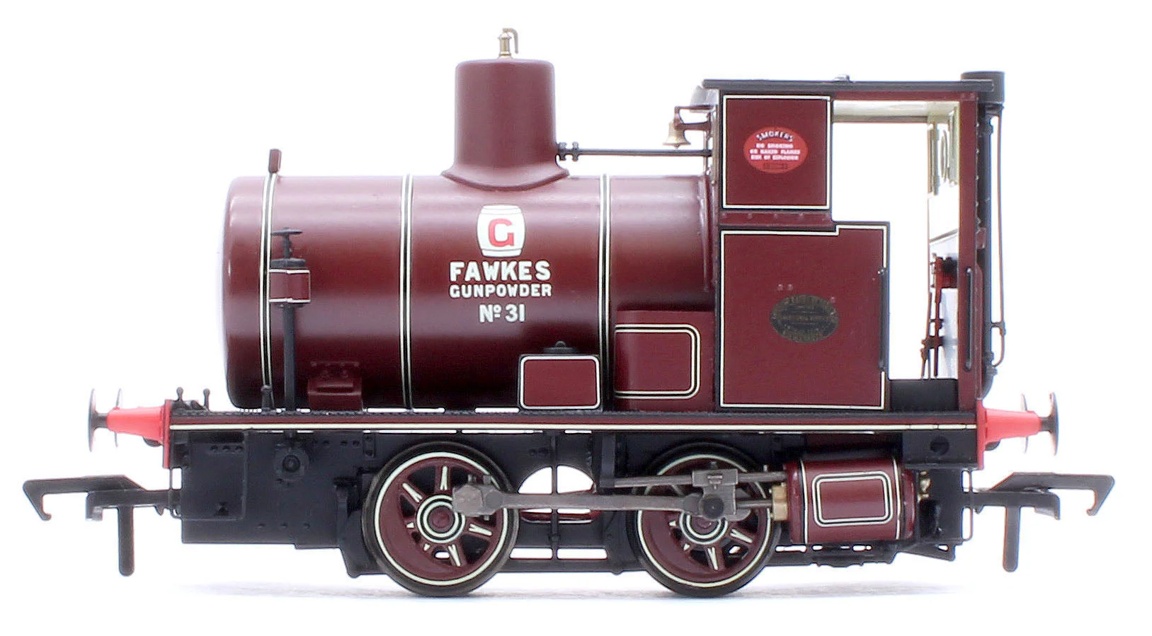 Pre-Owned 965011 Andrew Barclay Fireless 0-4-0 G. Fawkes Gunpowder Works No.31 Steam Locomotive - Image 2