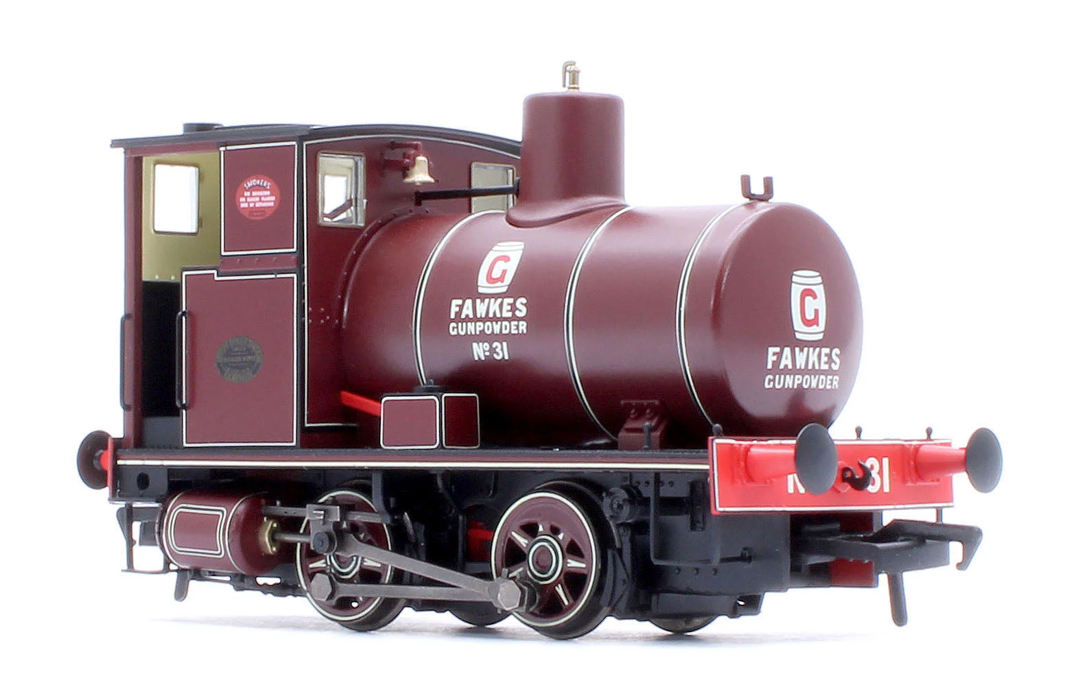 Pre-Owned 965011 Andrew Barclay Fireless 0-4-0 G. Fawkes Gunpowder Works No.31 Steam Locomotive - Image 6
