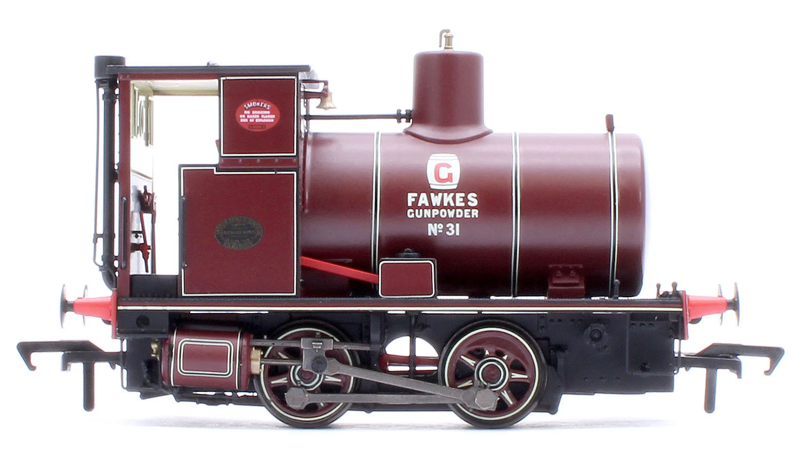 965511 Andrew Barclay Fireless 0-4-0 G. Fawkes Gunpowder Works No.31 Steam Locomotive - DCC Sound - Image 5