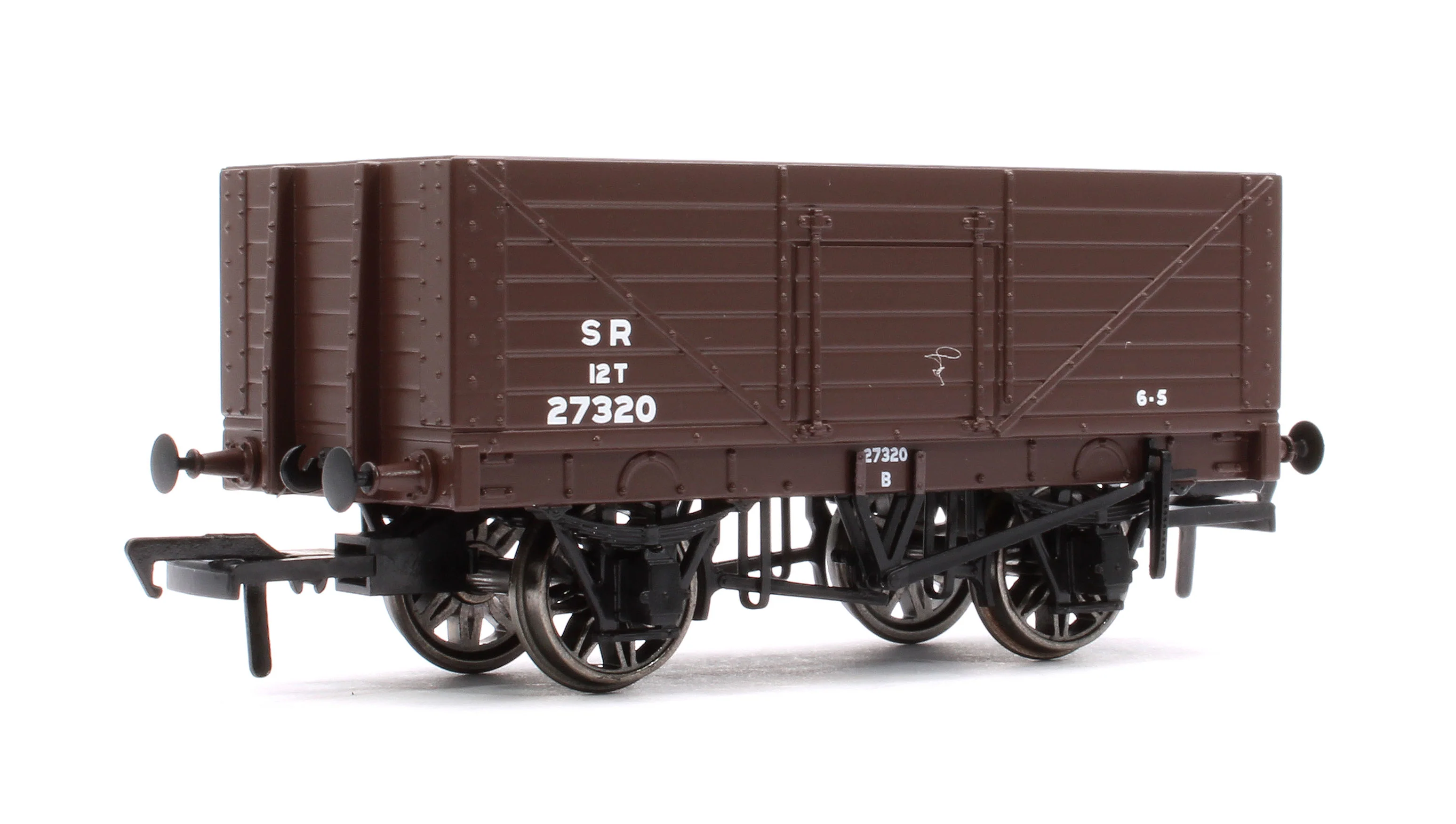 967411 LBSCR 12T 7 Plank Coal Wagon (SR Dia.1373) SR (post-1936) No.27320 - Image 3