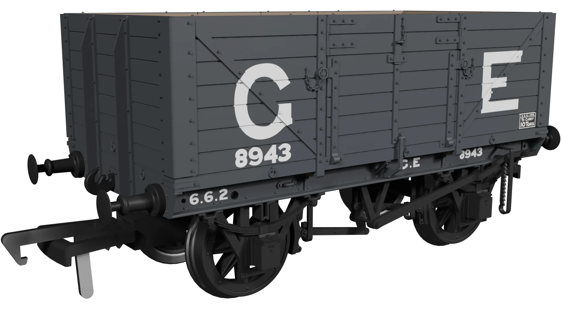 973002 GER Dia.48 7-Plank Open Wagon GER No.8943