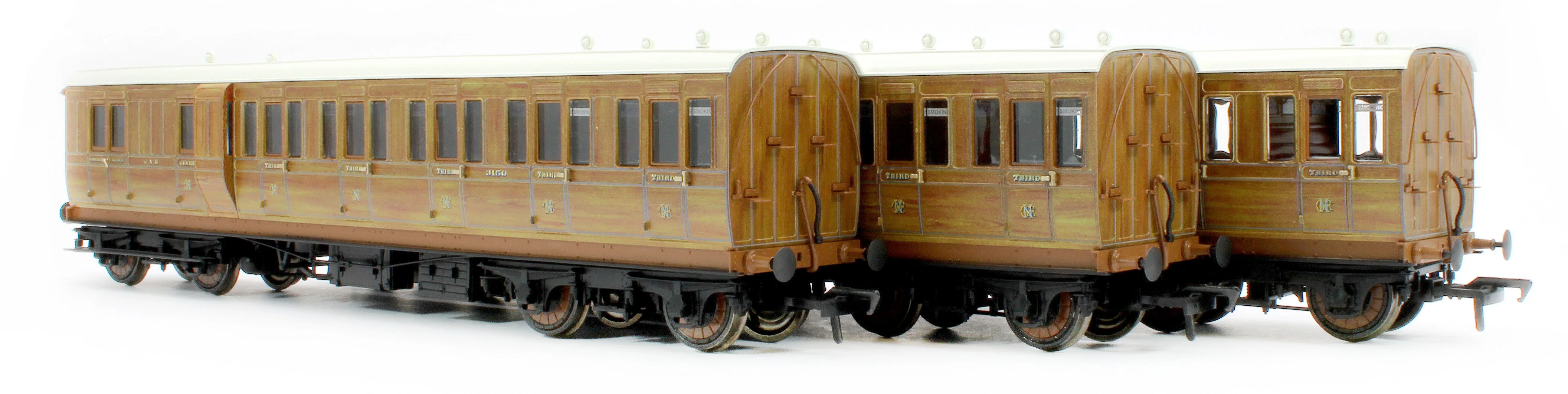 978021 48' GNR ‘Evolution’ Bogie Coach Non-Corridor Carriage No.3156, No.3067 & No.3923 3-Pack - Image 12