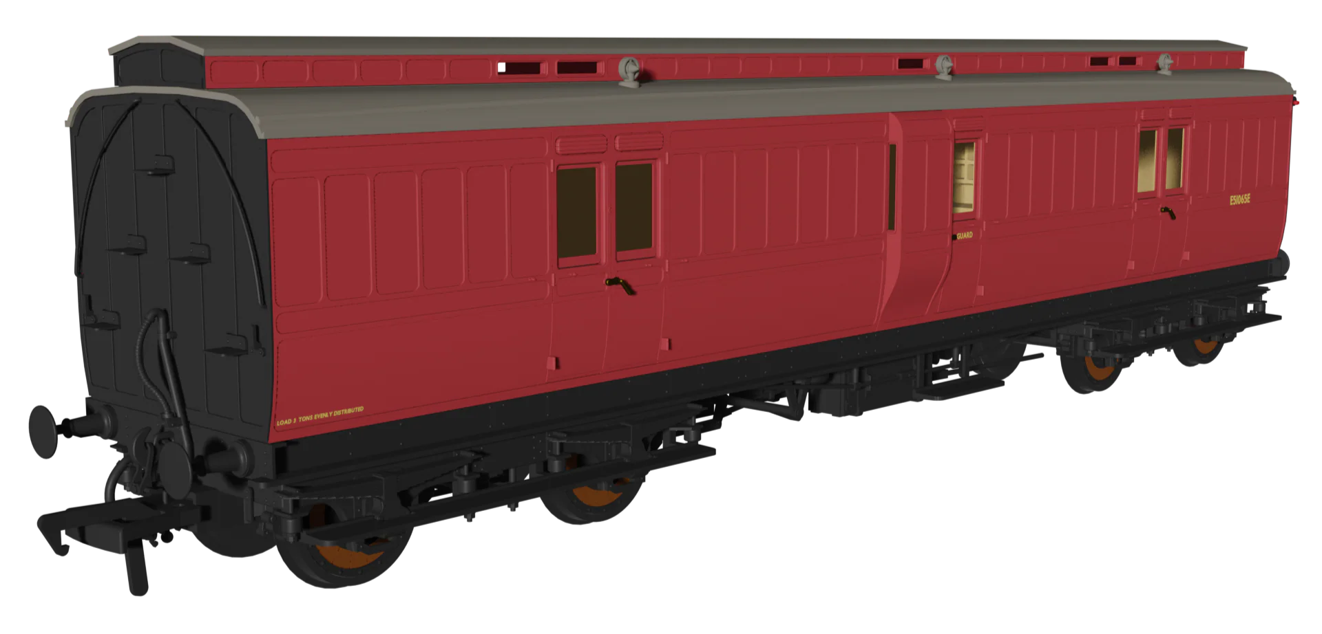 'Evolution' 48' BR Crimson Non-Corridor Full Brake No.E51065E