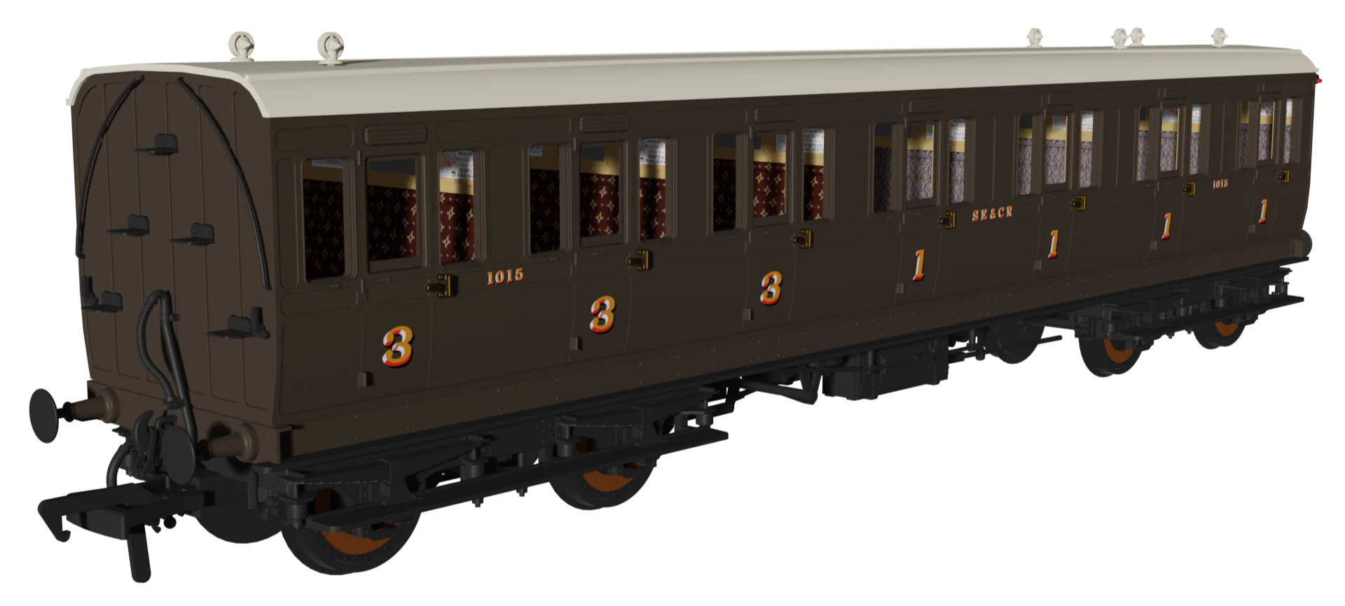 'Evolution' 48' SECR Wellington Brown Non-Corridor Composite No.1015