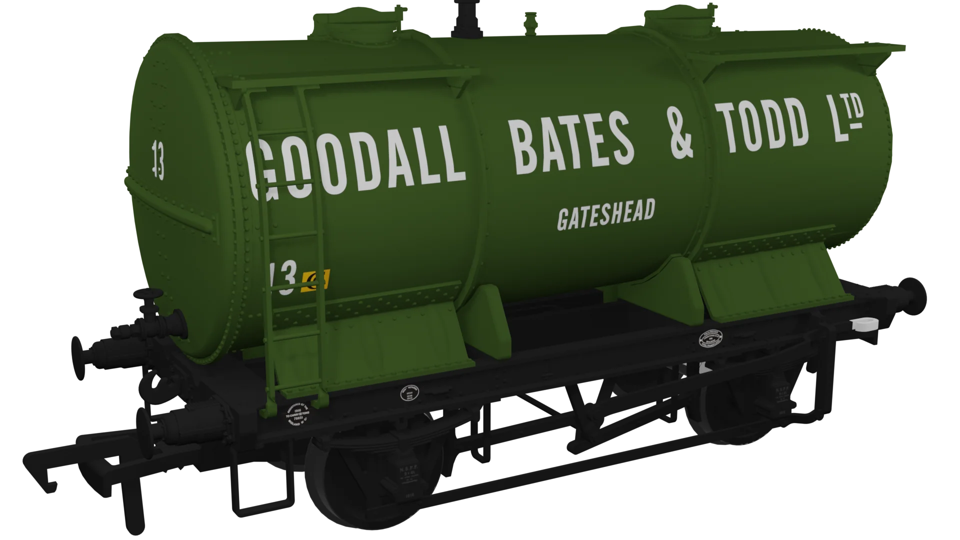 Chemical Tank Wagon - Goodall, Bates & Todd No.13 - Image 2