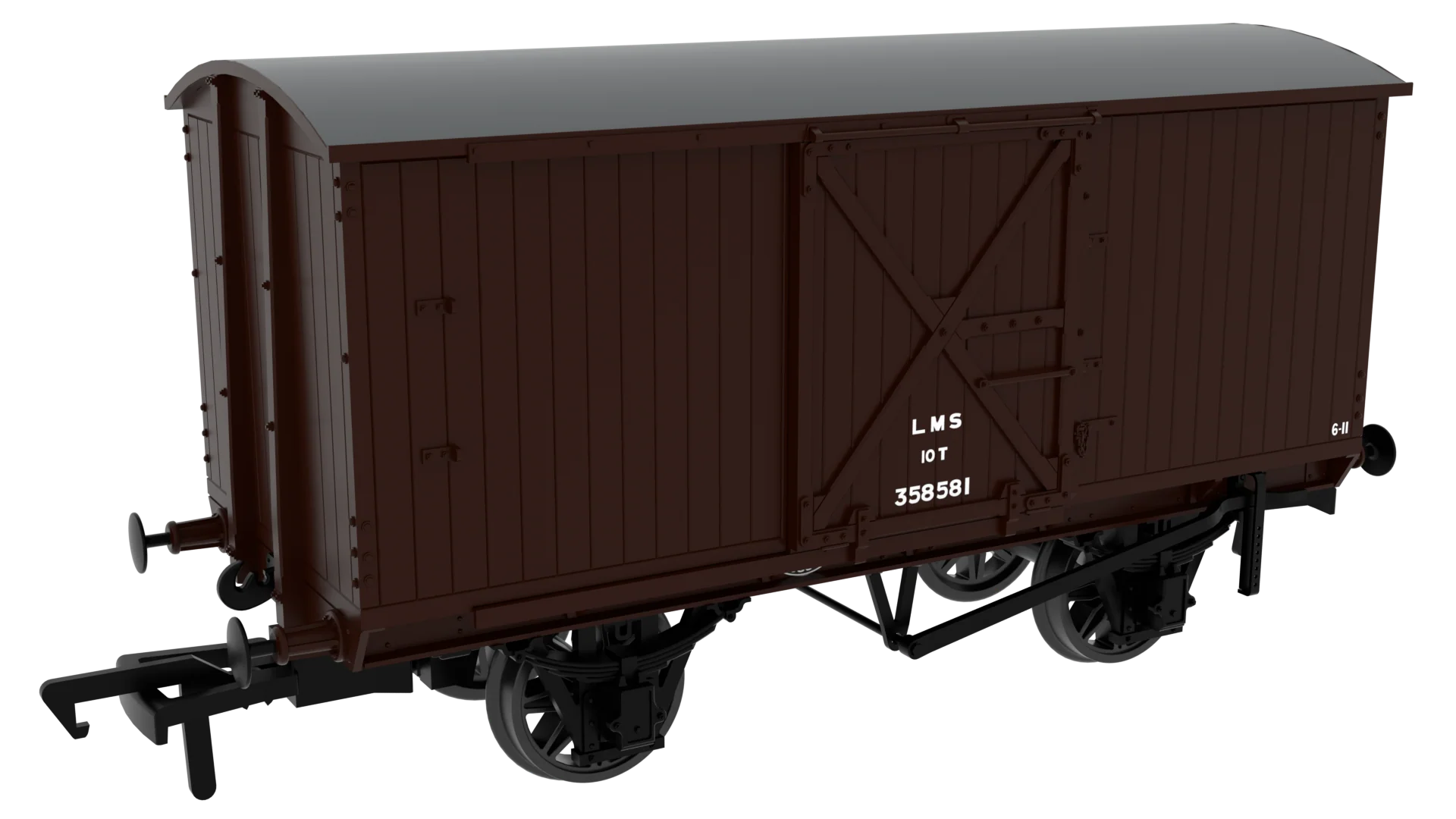 GCR Dia. 17B Van - No. 358581 LMS Bauxite (post-’36)