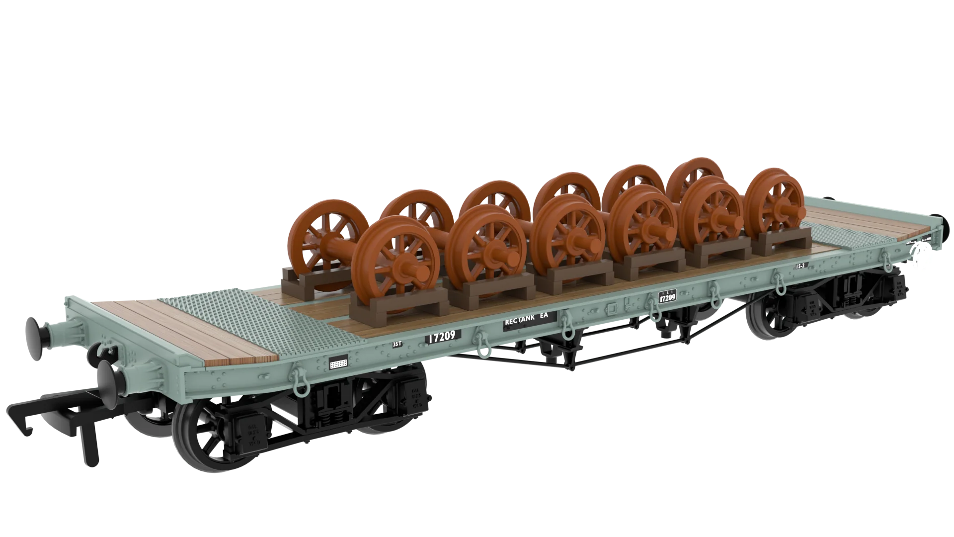 985015 WD 35T Rectank No.E17209 BR Grey (Wheel Load)