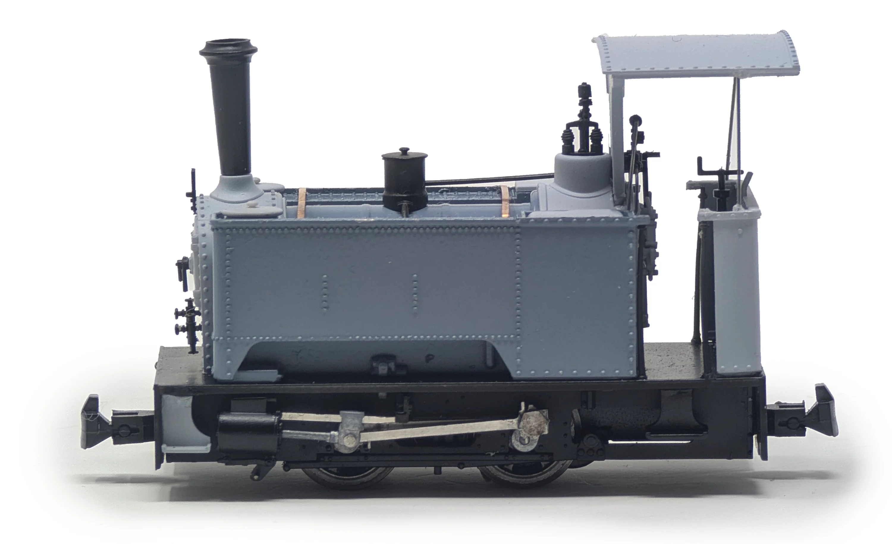 Sirdar Class 0-4-0 Kerr, Stuart & Co. Long-Tank Lined Blue Steam Locomotive - DCC Fitted - Image 5