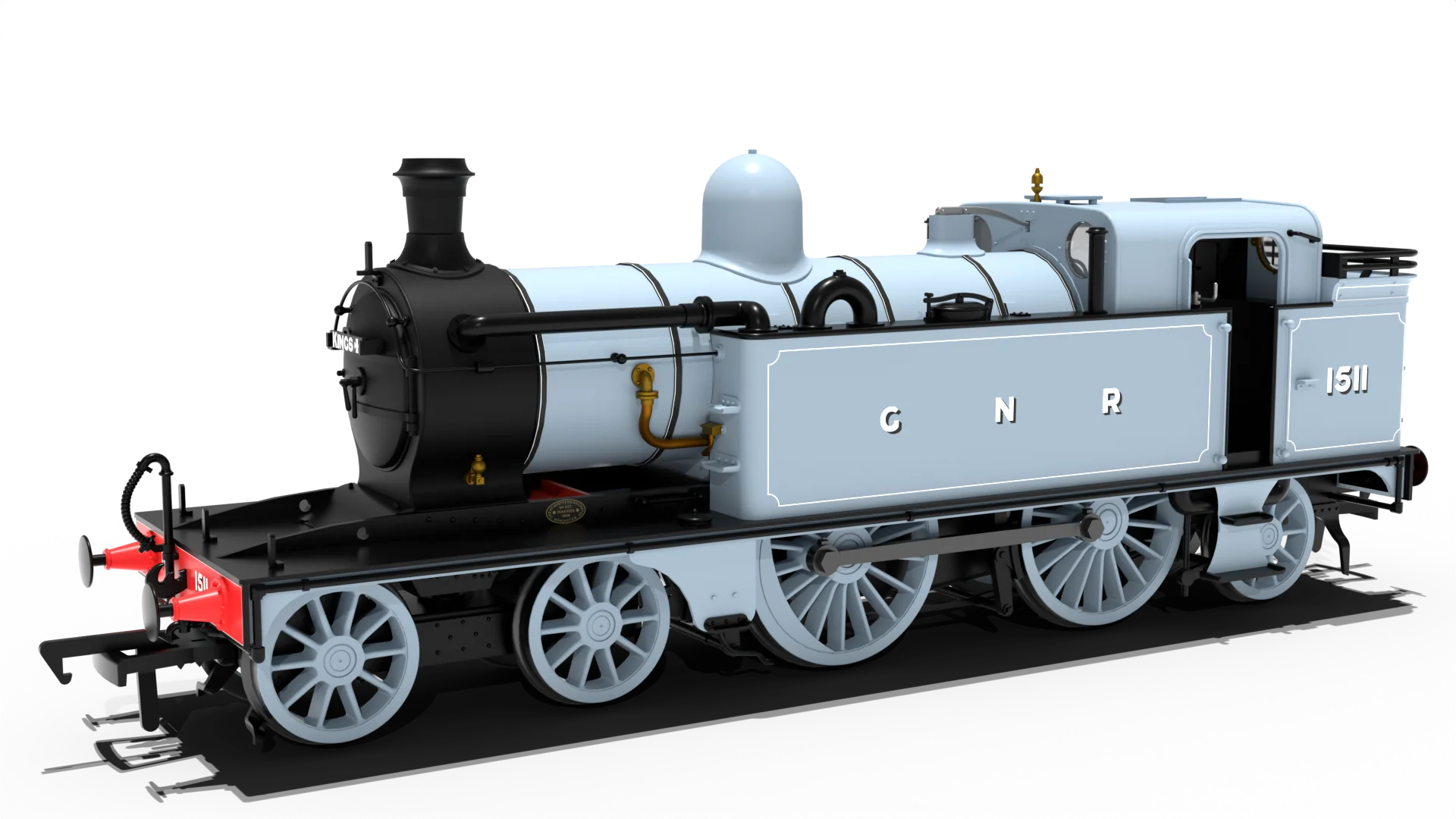 GNR C2 Tank No.1511 GNR Grey Steam Locomotive - DCC Sound