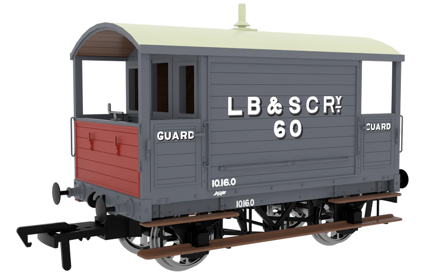 LBSC 4 Wheel Brake Van - LB&SCRy No.60