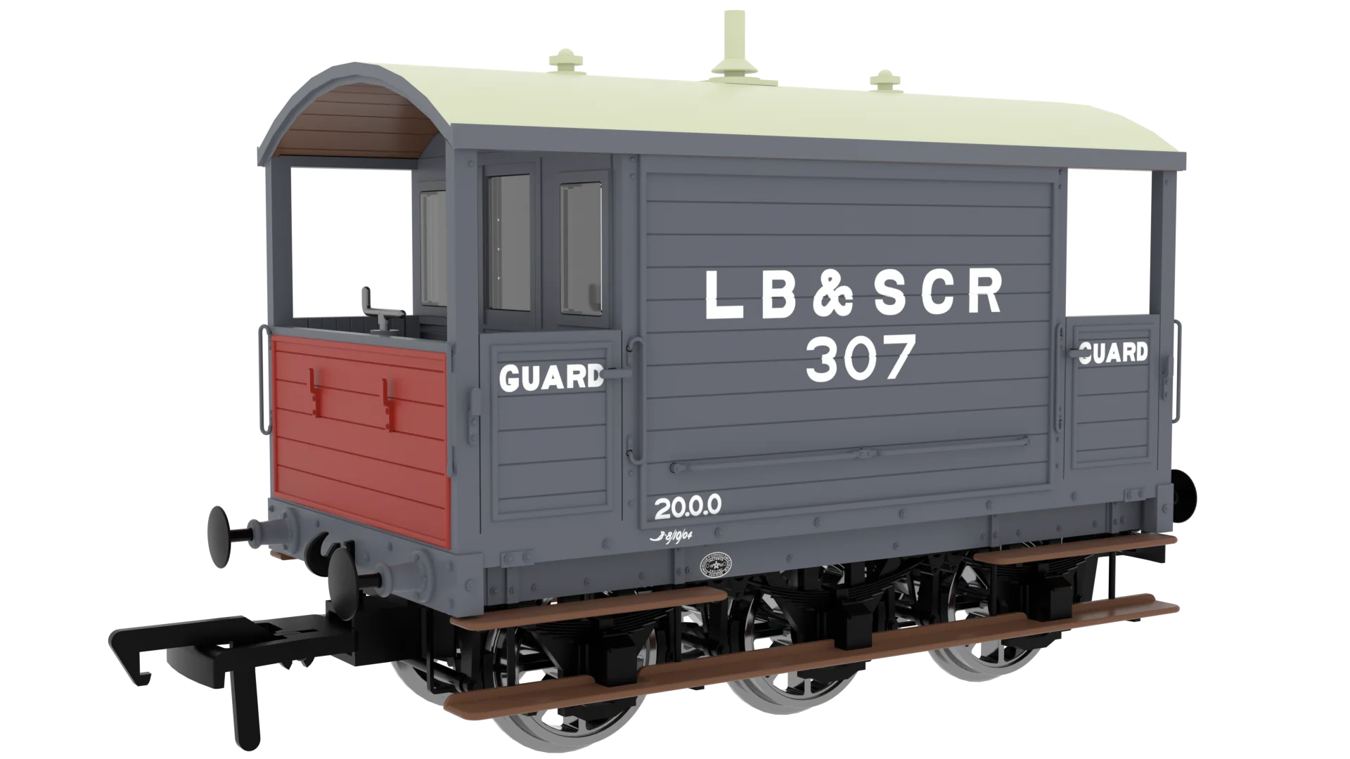 LBSC 6 Wheel Brake Van - LB&SCR No.307
