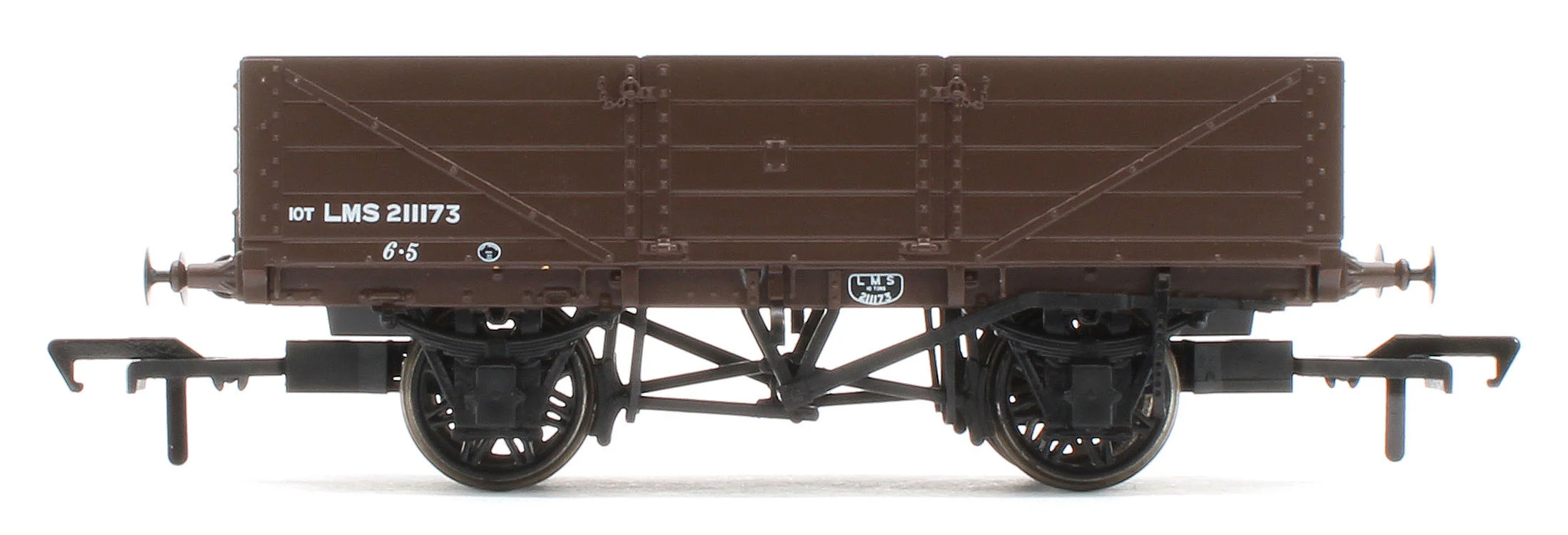 950008 LNWR D84 4-Plank Open LMS Bauxite (post-1936) No.211173 - Image 2