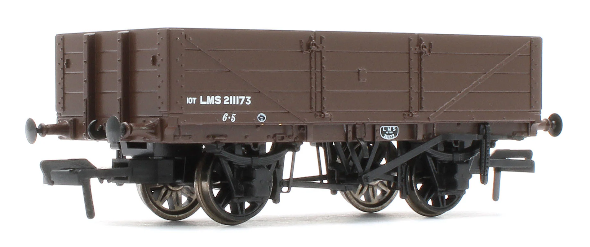 950008 LNWR D84 4-Plank Open LMS Bauxite (post-1936) No.211173 - Image 3