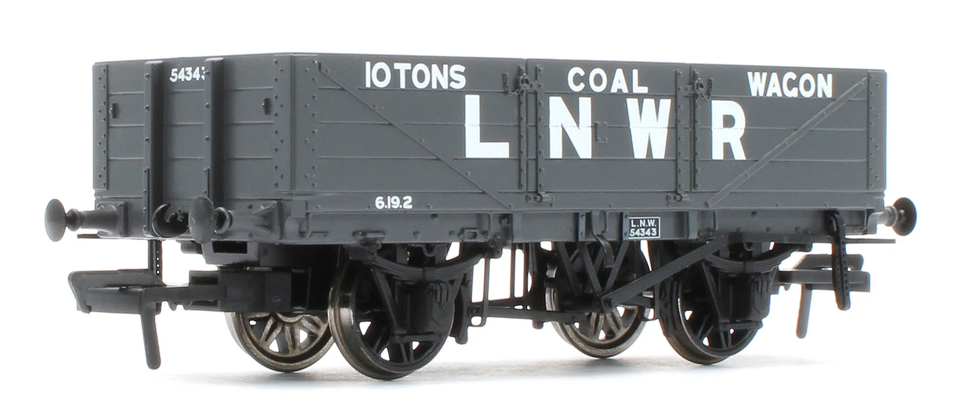 950014 LNWR D90 4-Plank Open LNWR Loco Coal No.54343 - Image 3