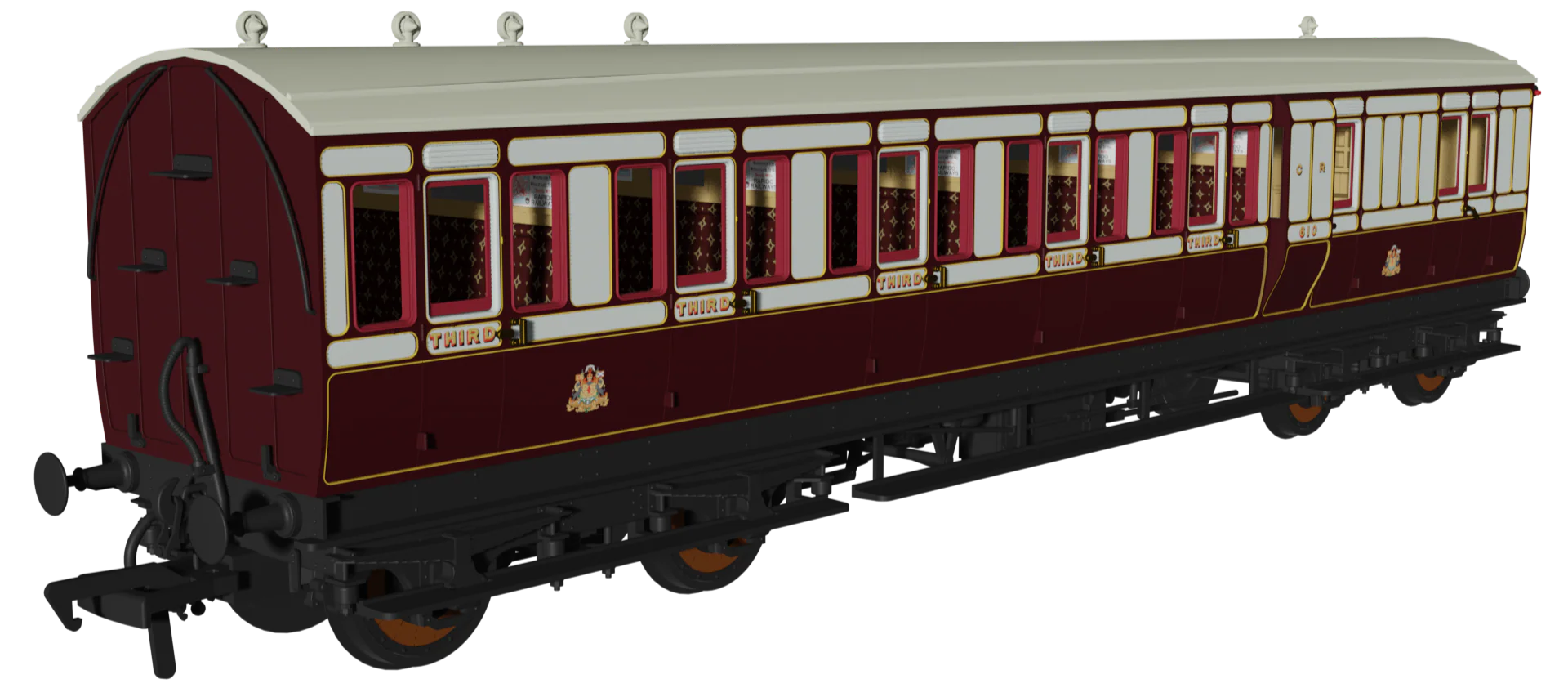 978107 ‘Evolution’ 48’ Caledonian Railway Purple Madder and White No.610, 438 & 152 Triple Pack - Image 2