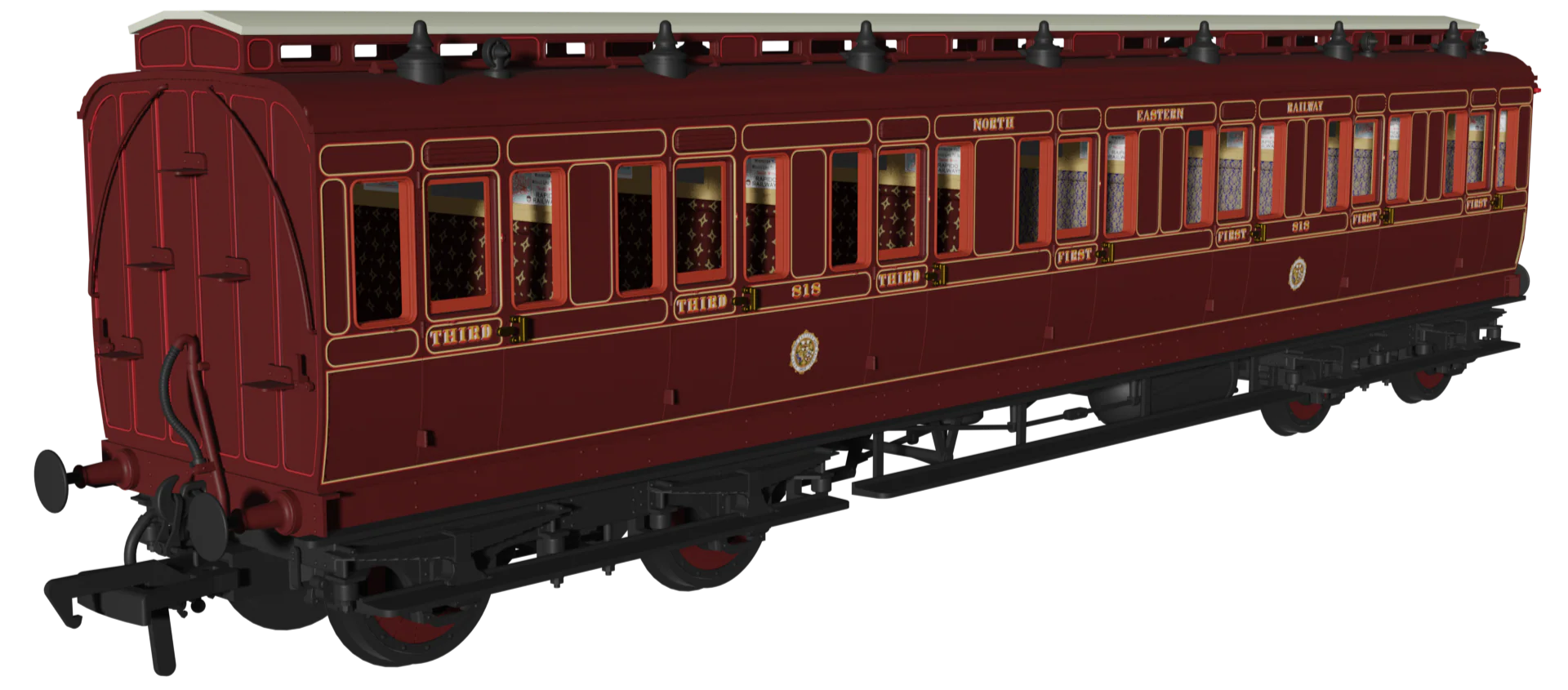 978149 ‘Evolution’ 48’ North Eastern Railway Crimson Lake No.1347, 603 & 818 Triple Pack - Image 4