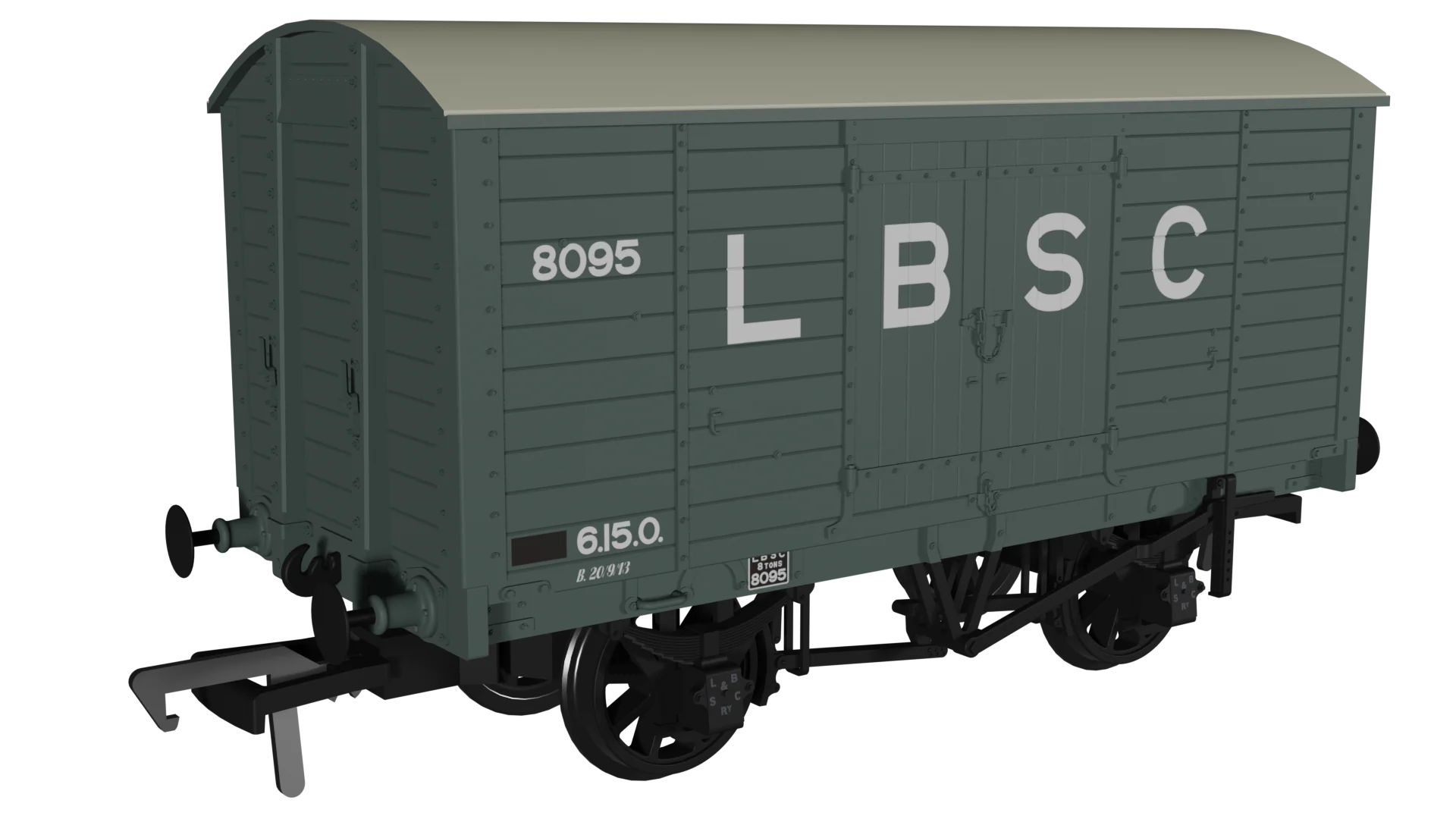 979003 LB&SCR Dia.8-Ton Goods Van LBSC No.8095
