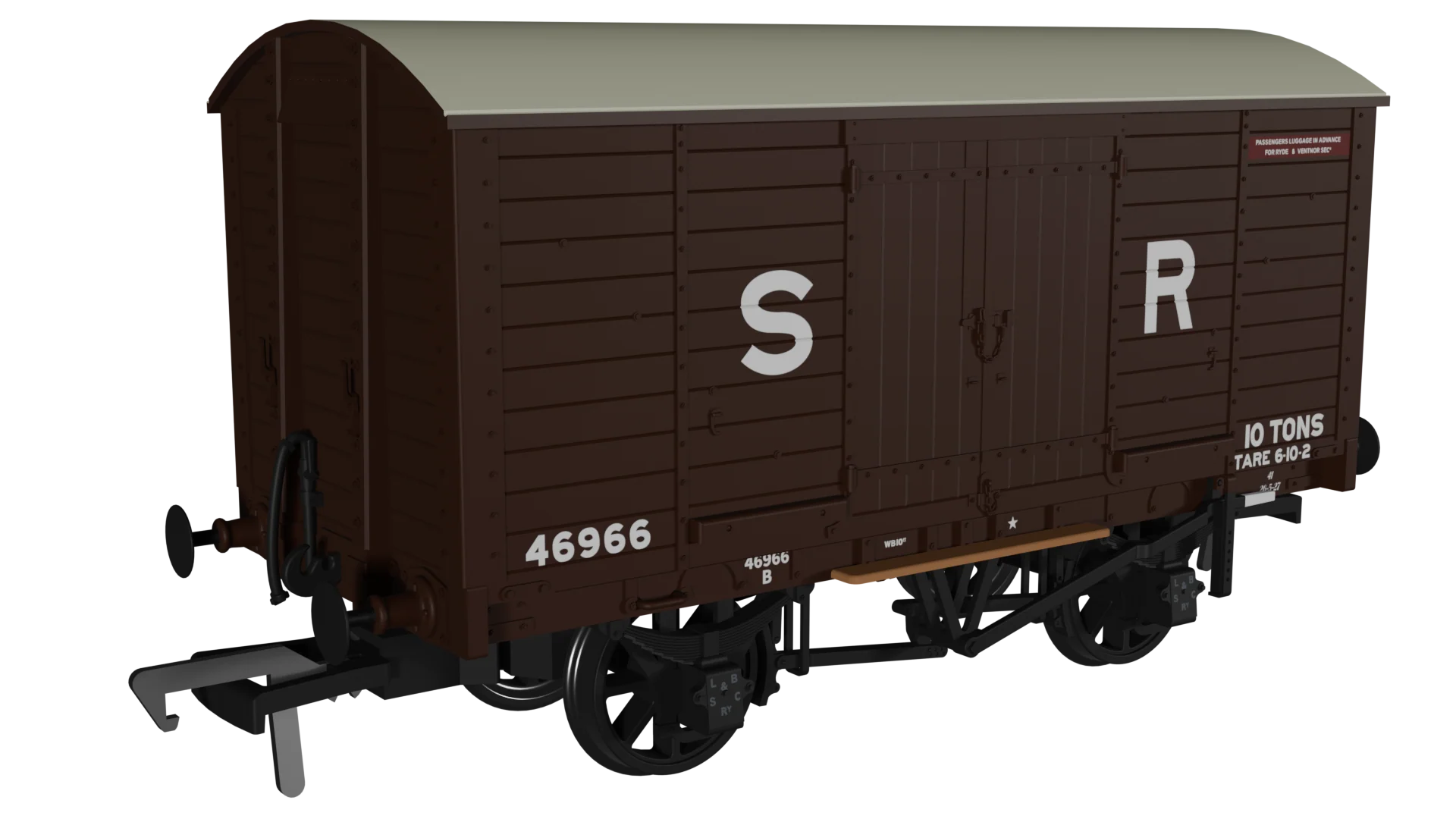 979008 LB&SCR Dia.8-Ton Goods Van SR (pre-36) No.46966