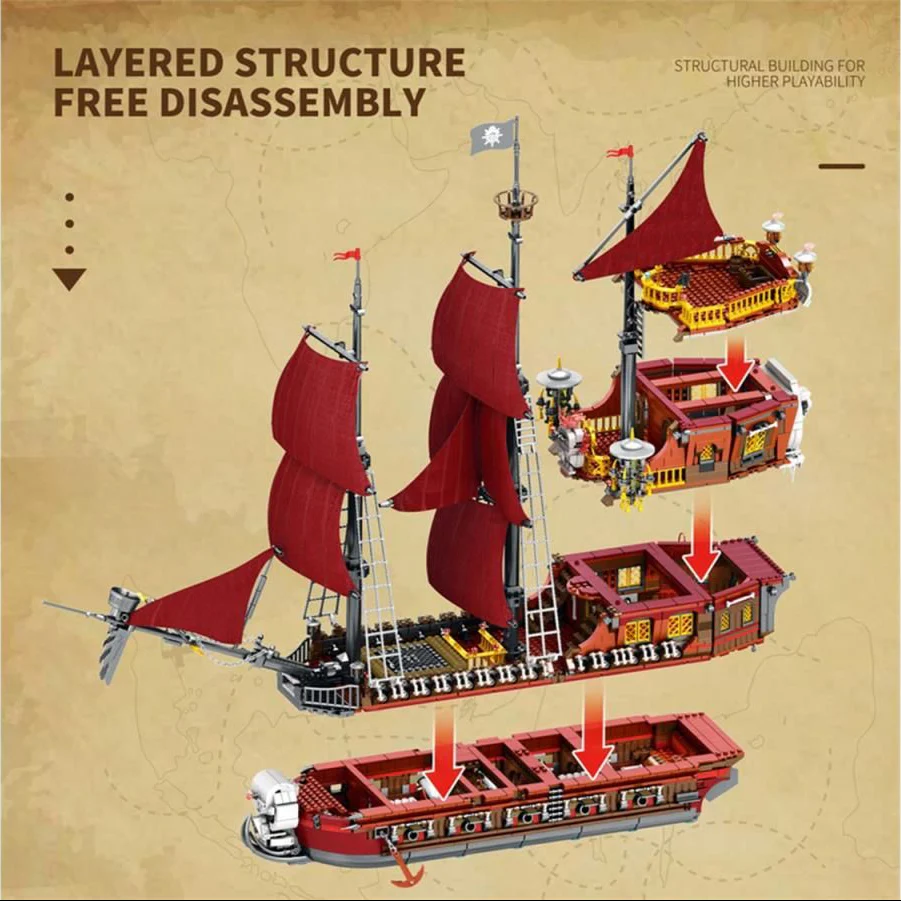 The Pirates 3066pc Construction Set - Image 3