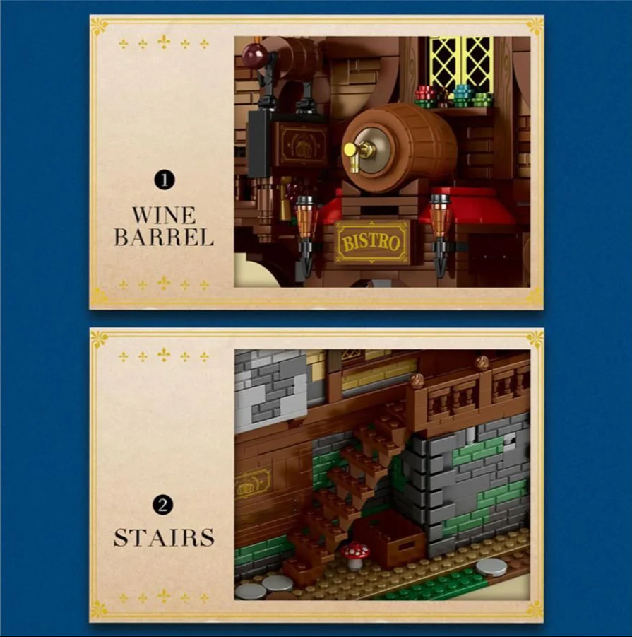 Medieval Bistro 2831pc Construction Set - Image 4