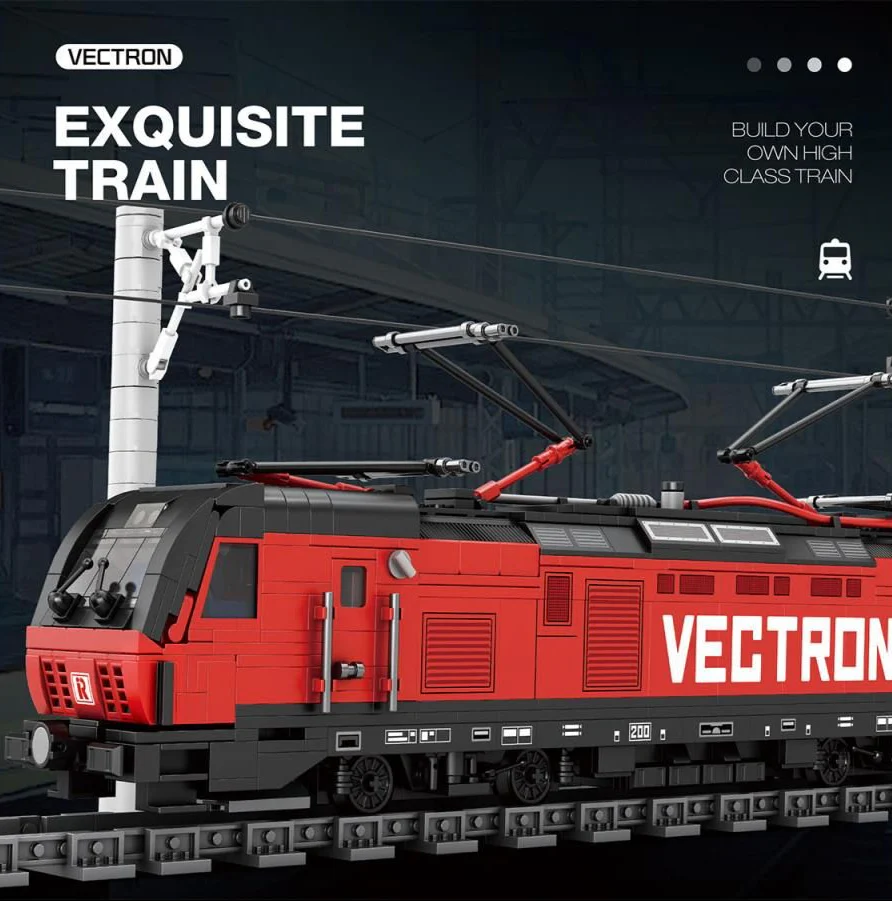 European Electric Locomotive 1889pc Construction Set - Image 2