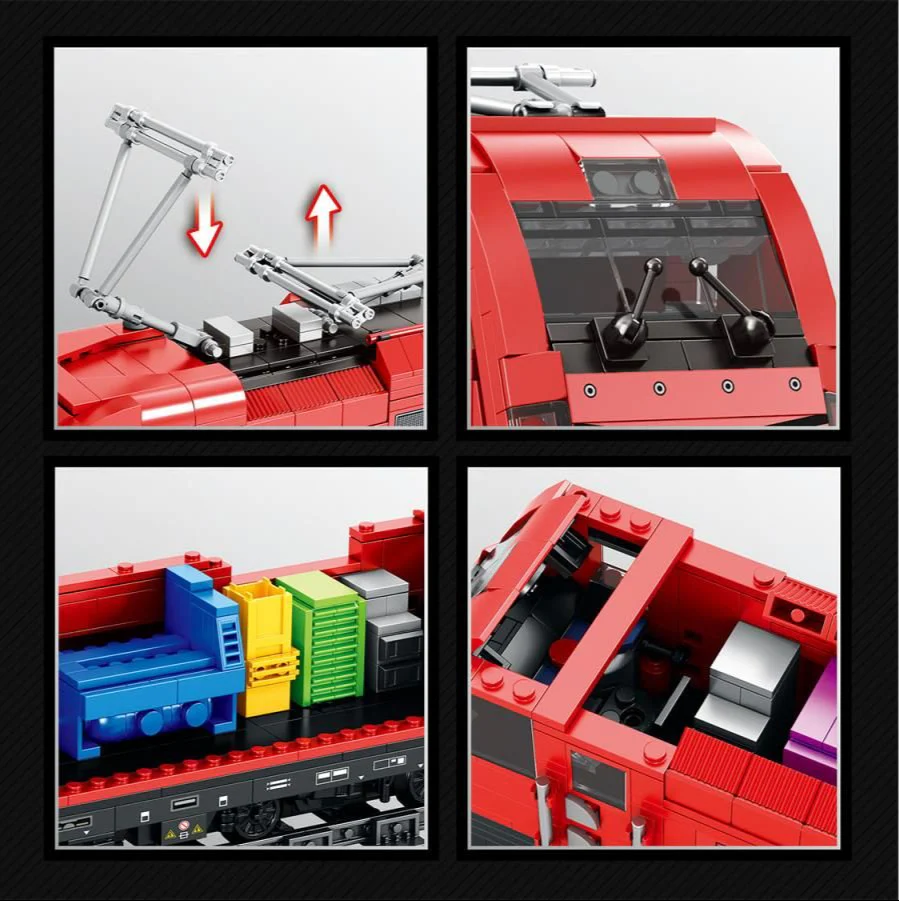 European Electric Locomotive 1939pc Construction Set - Image 5