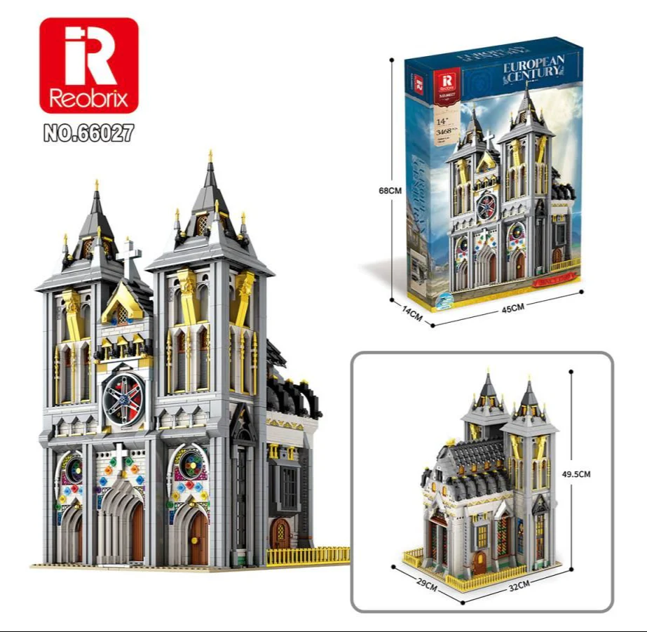 Medieval Church 3468pc Construction Set - Image 6