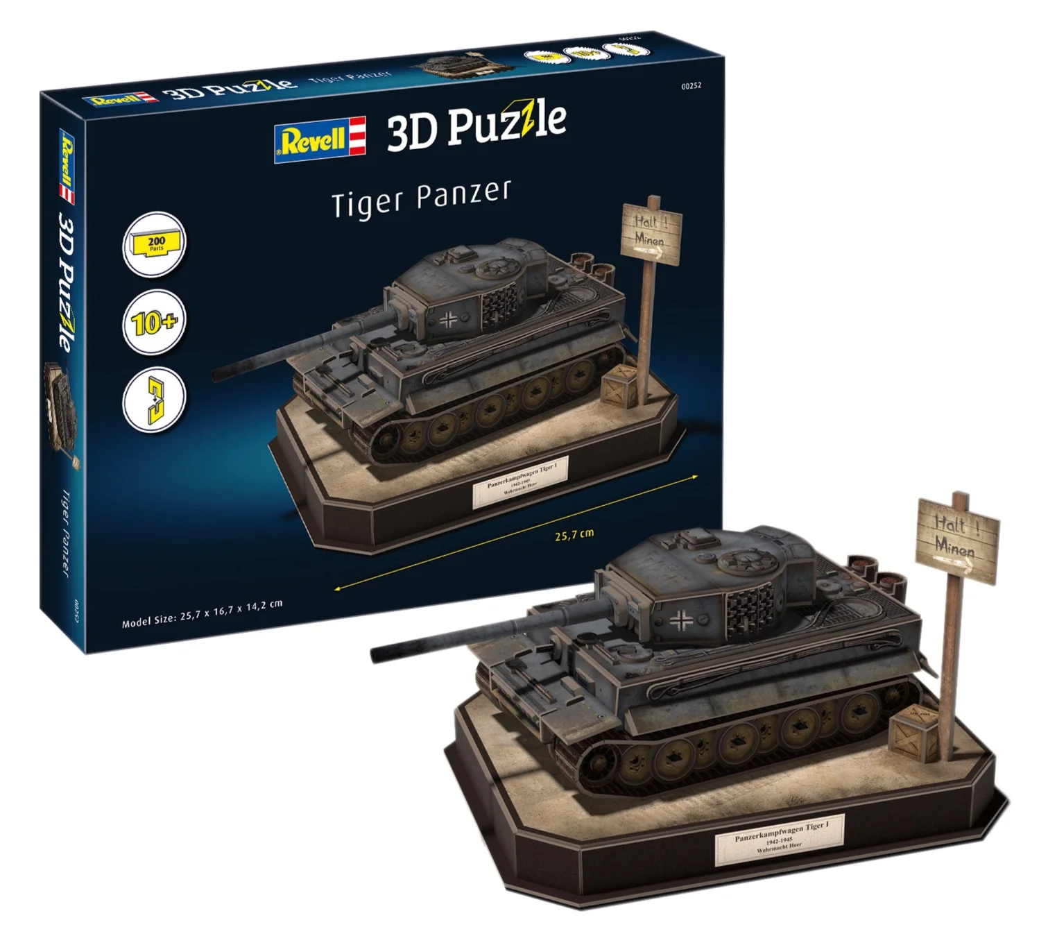 00252 German tank "Tiger I" Model Kit