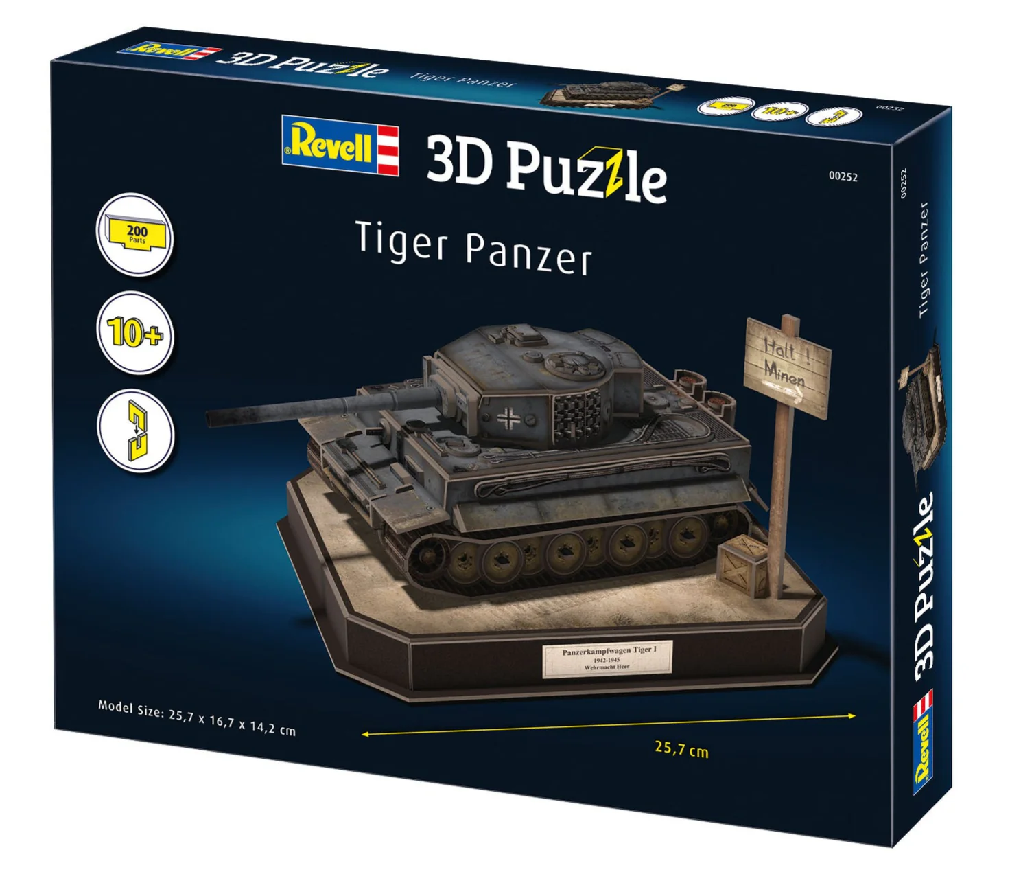 00252 German tank "Tiger I" Model Kit - Image 4