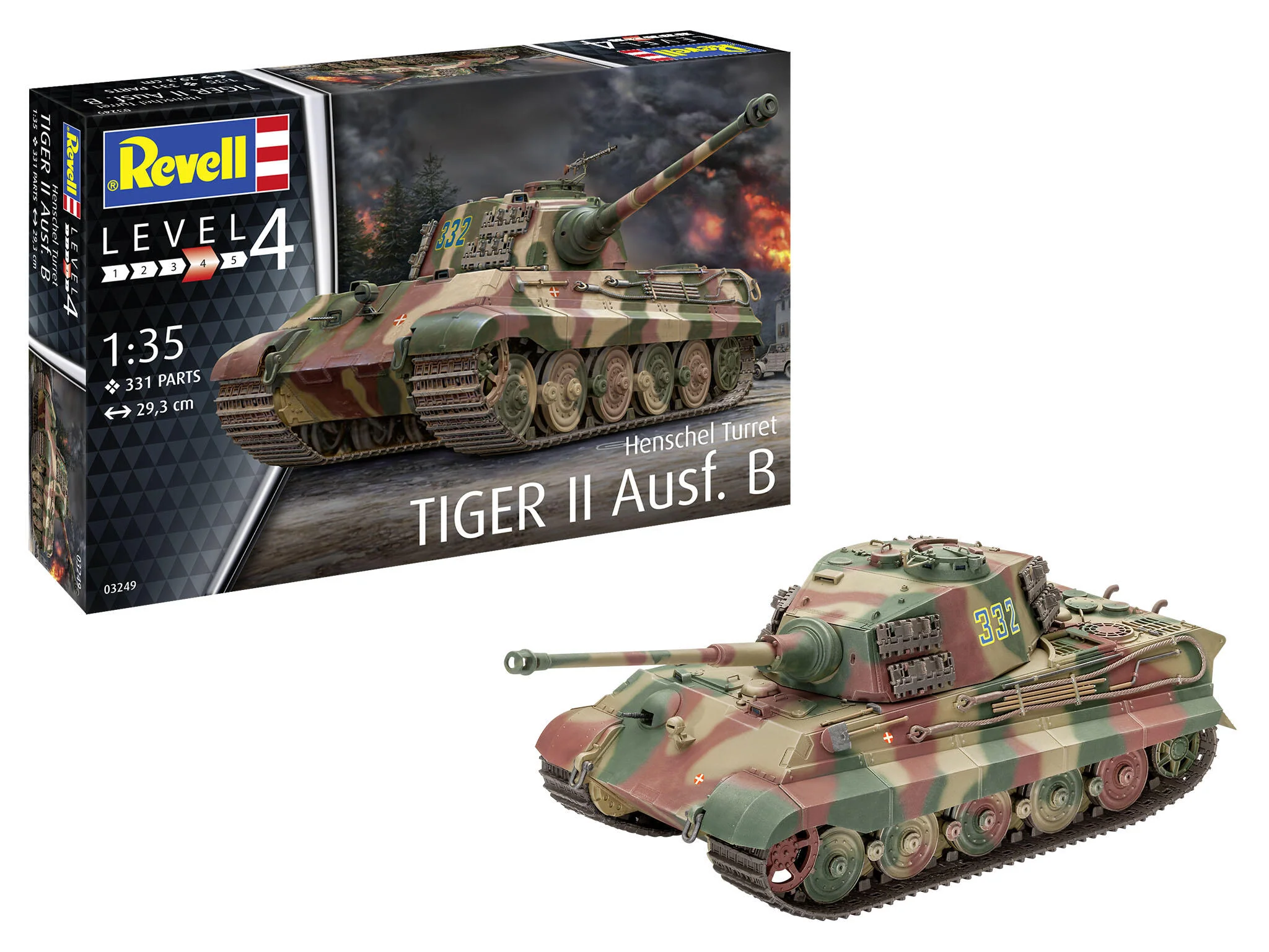 Tiger II Ausf.B (Henschel Turret) Model Kit