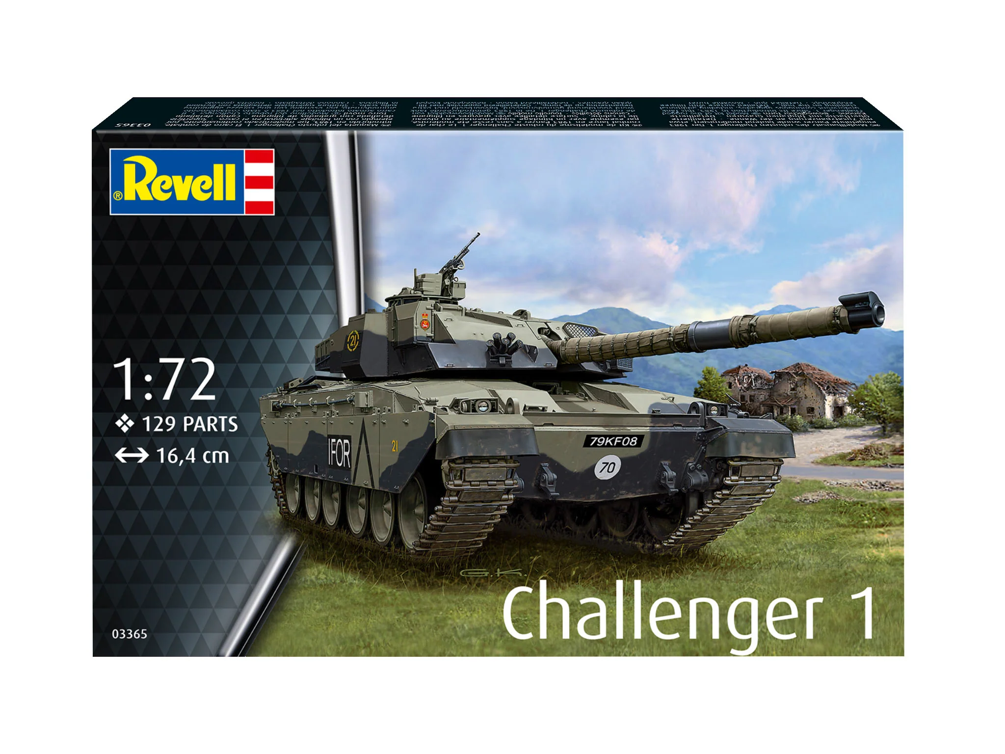 03365 Challenger 1 Tank Model Kit - Image 7