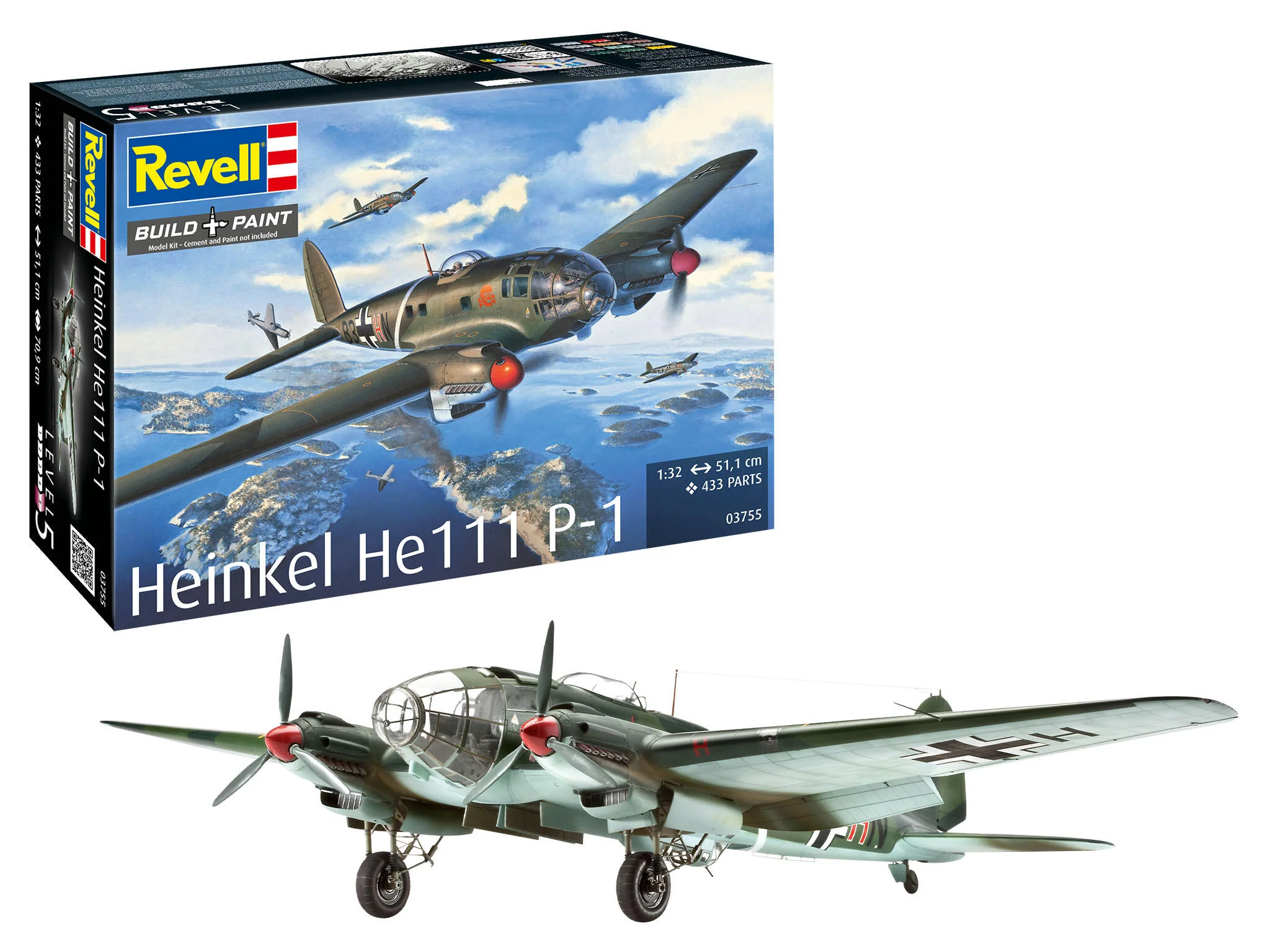 German Heinkel He111P-1 Model Kit