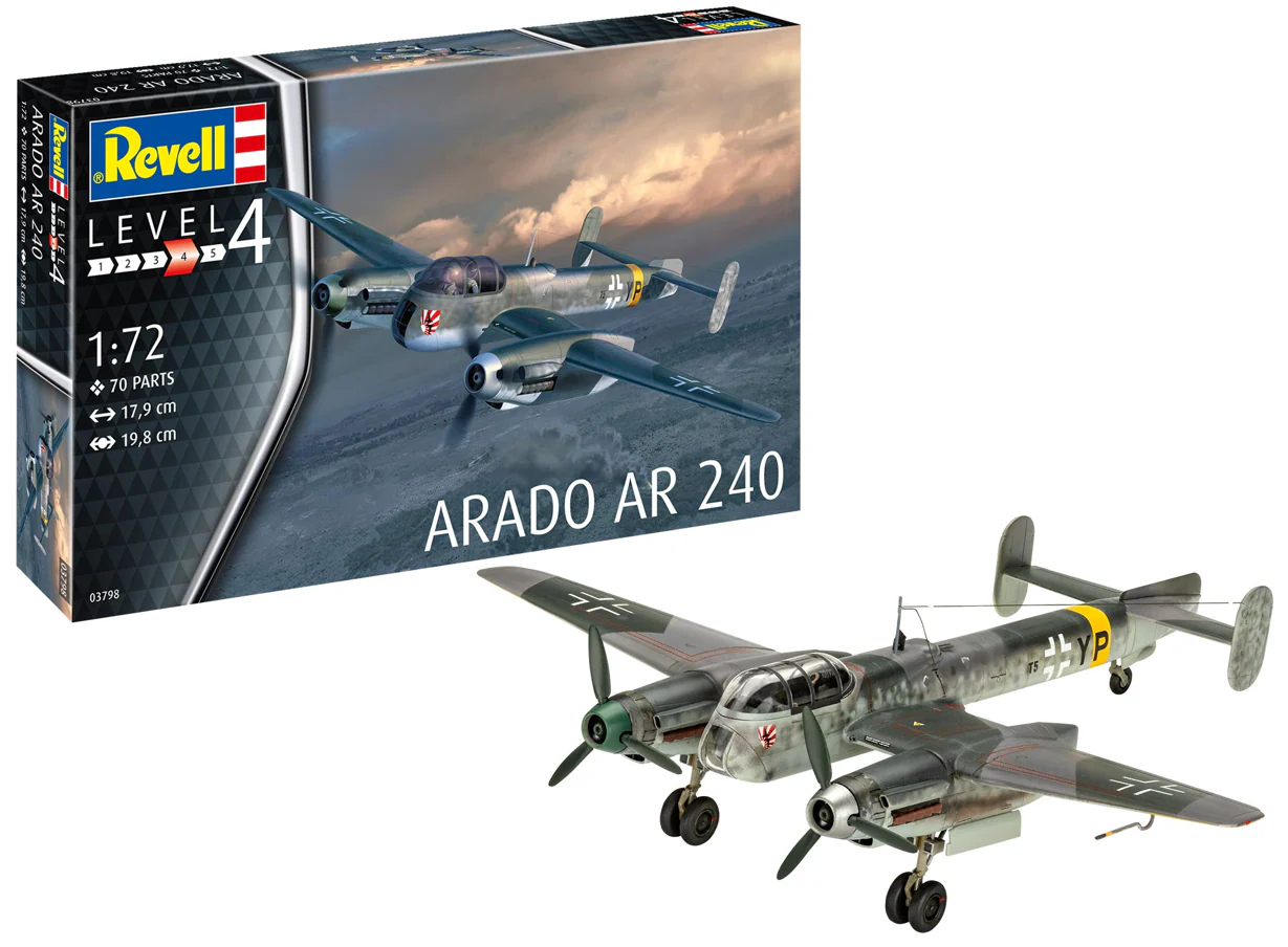03798 Arado AR-240 Model Kit