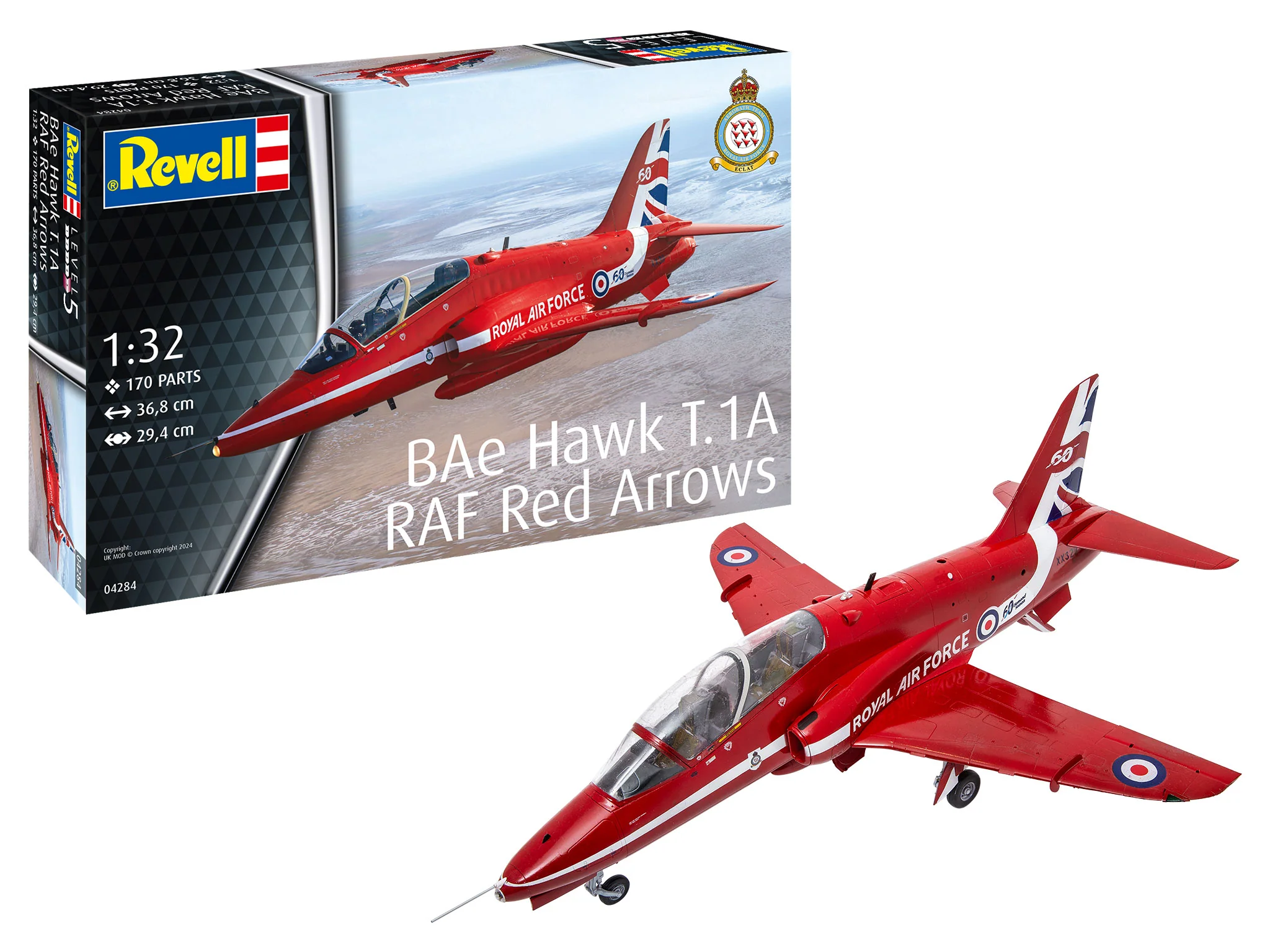 04284 BAE Systems Hawk T.1A "Red Arrows" Model Kit
