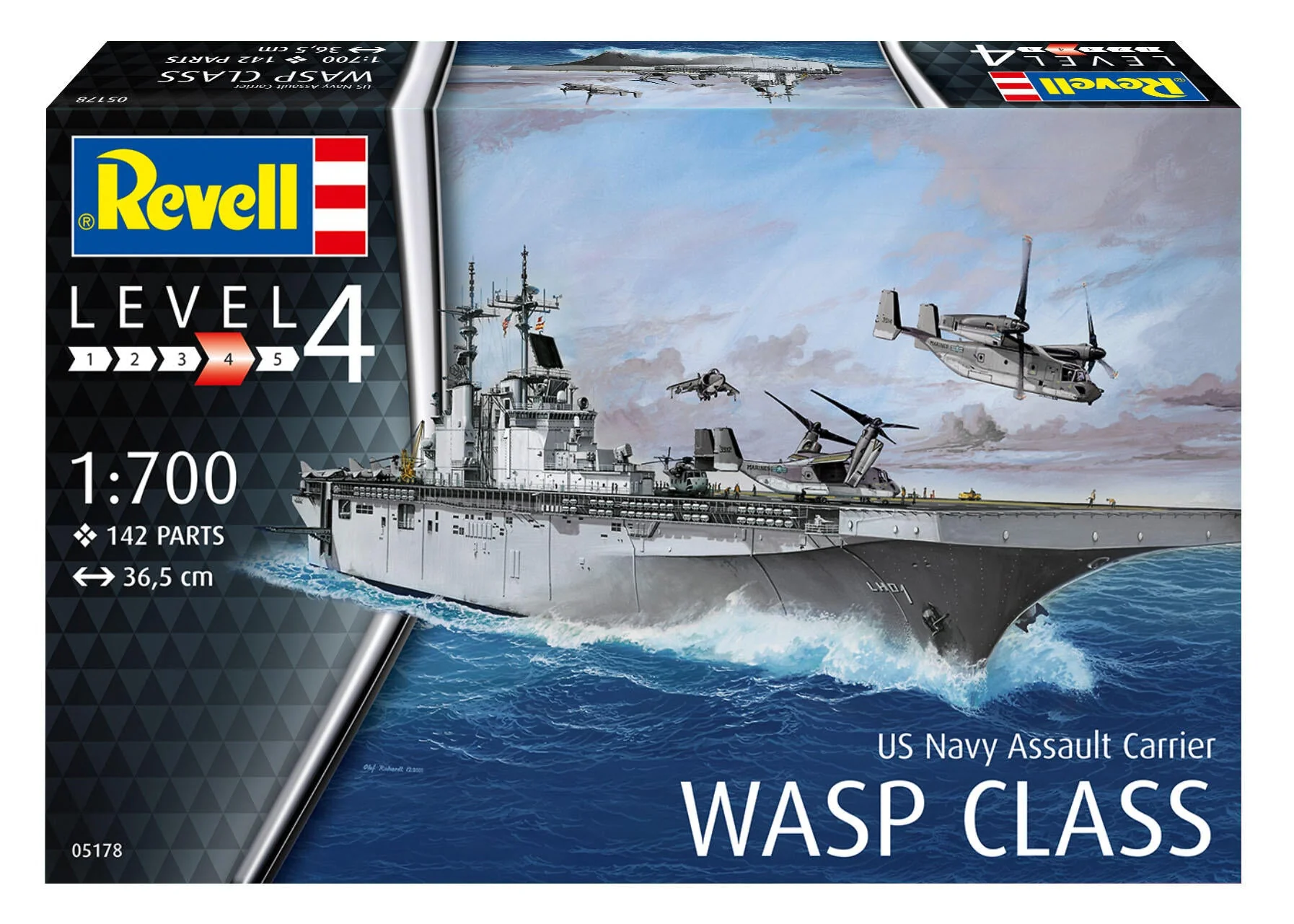 US Navy Assault Carrier WASP Class Model Kit - Image 8