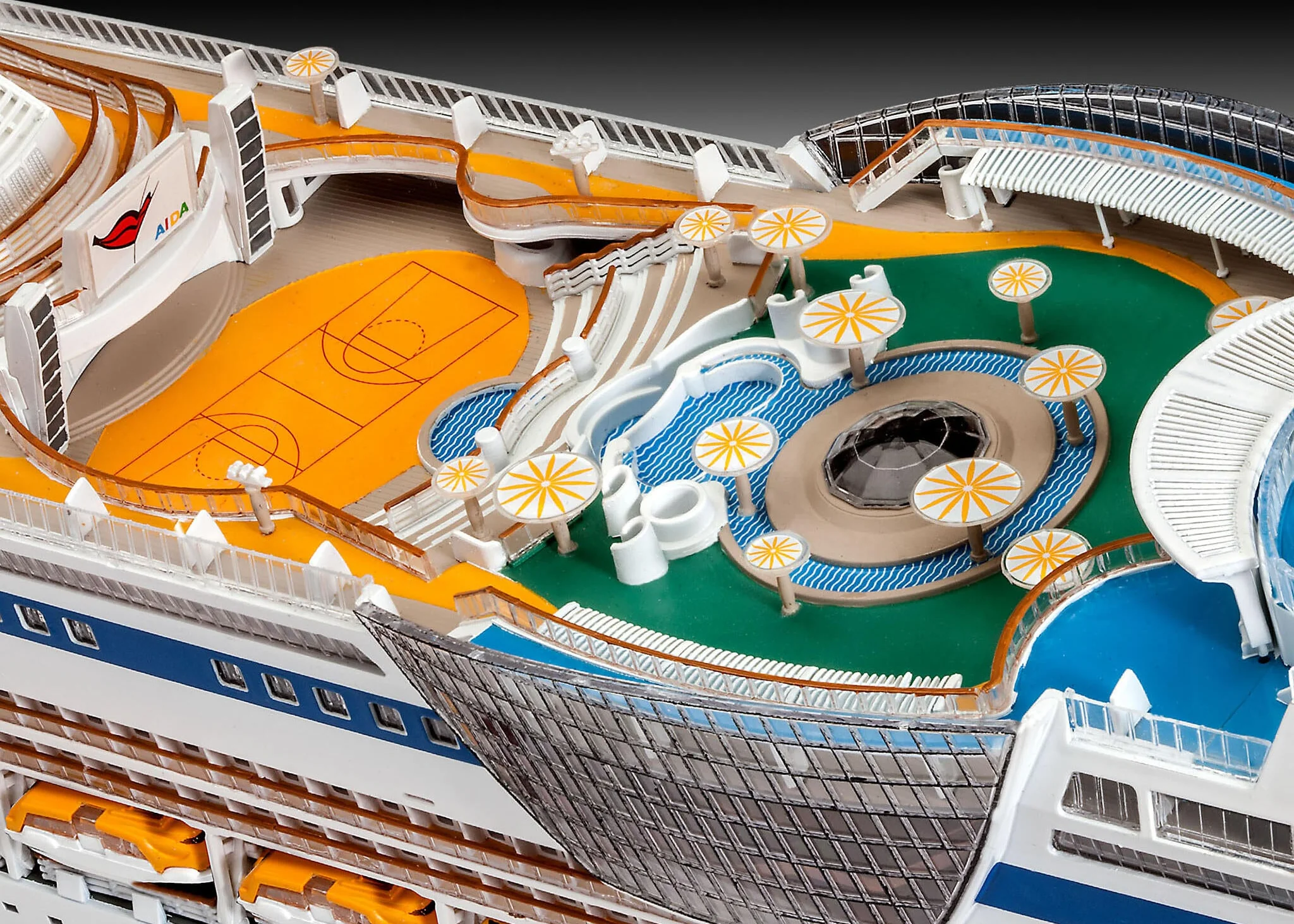 Cruise Ship AIDA (AIDAblu, sol, mar or stella) Model Kit - Image 5