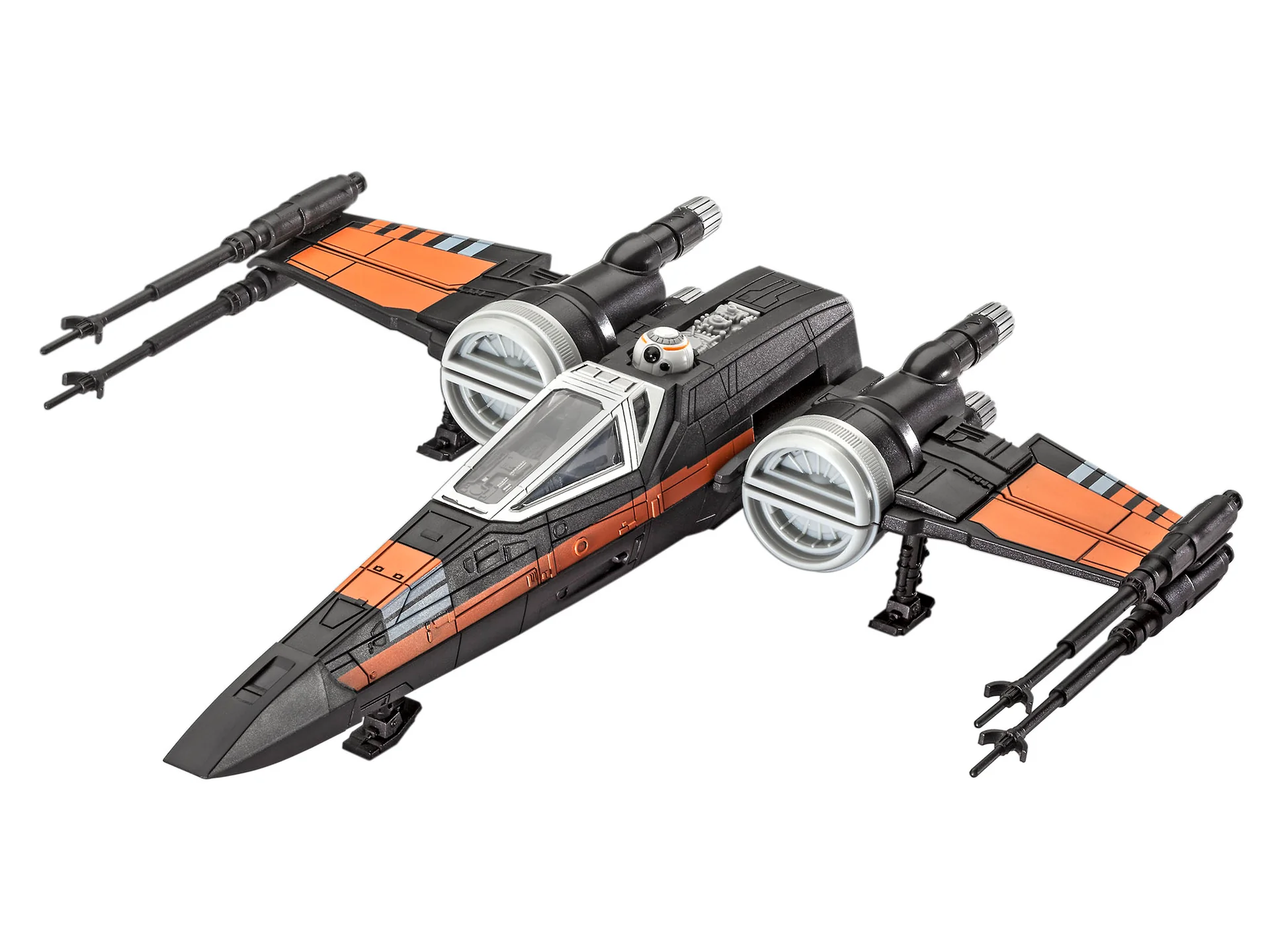 06564 Star Wars Poe's X-Wing Fighter (w-Sound): Build - Play Model Kit