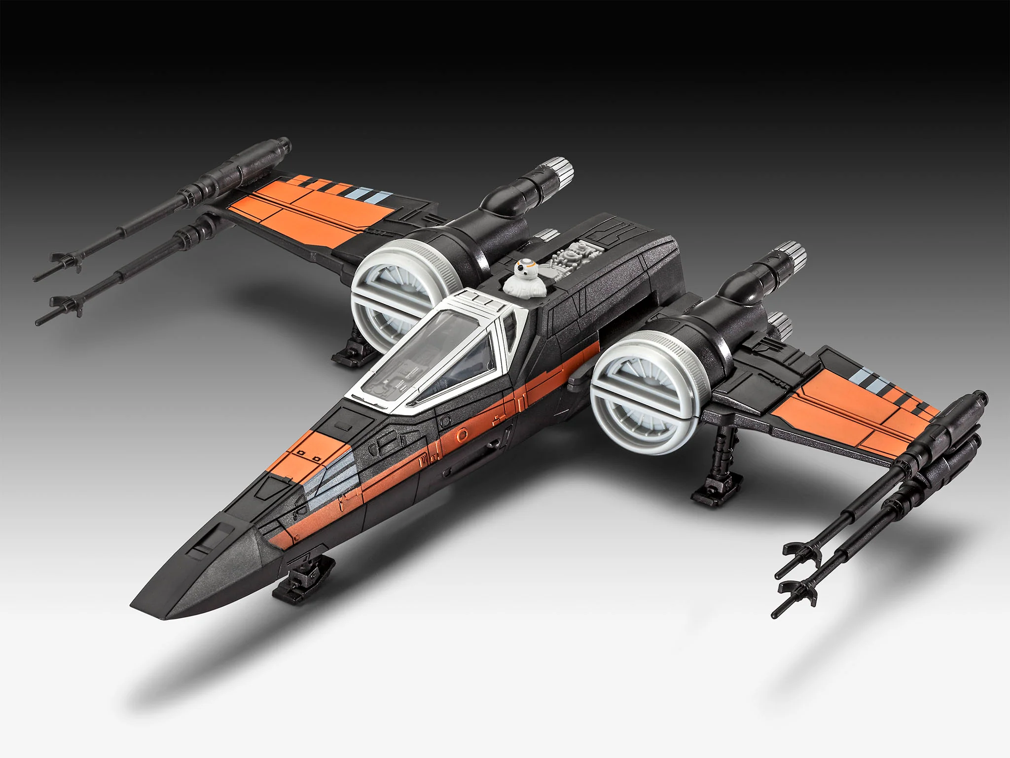 06564 Star Wars Poe's X-Wing Fighter (w-Sound): Build - Play Model Kit - Image 3