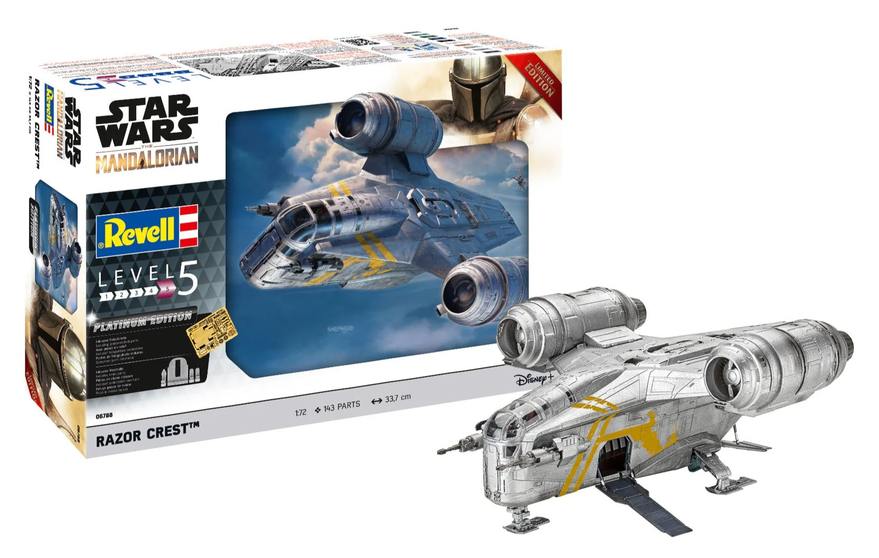 Star Wars The Mandalorian Razor Crest Platinum Edition (1:72) Model Kit